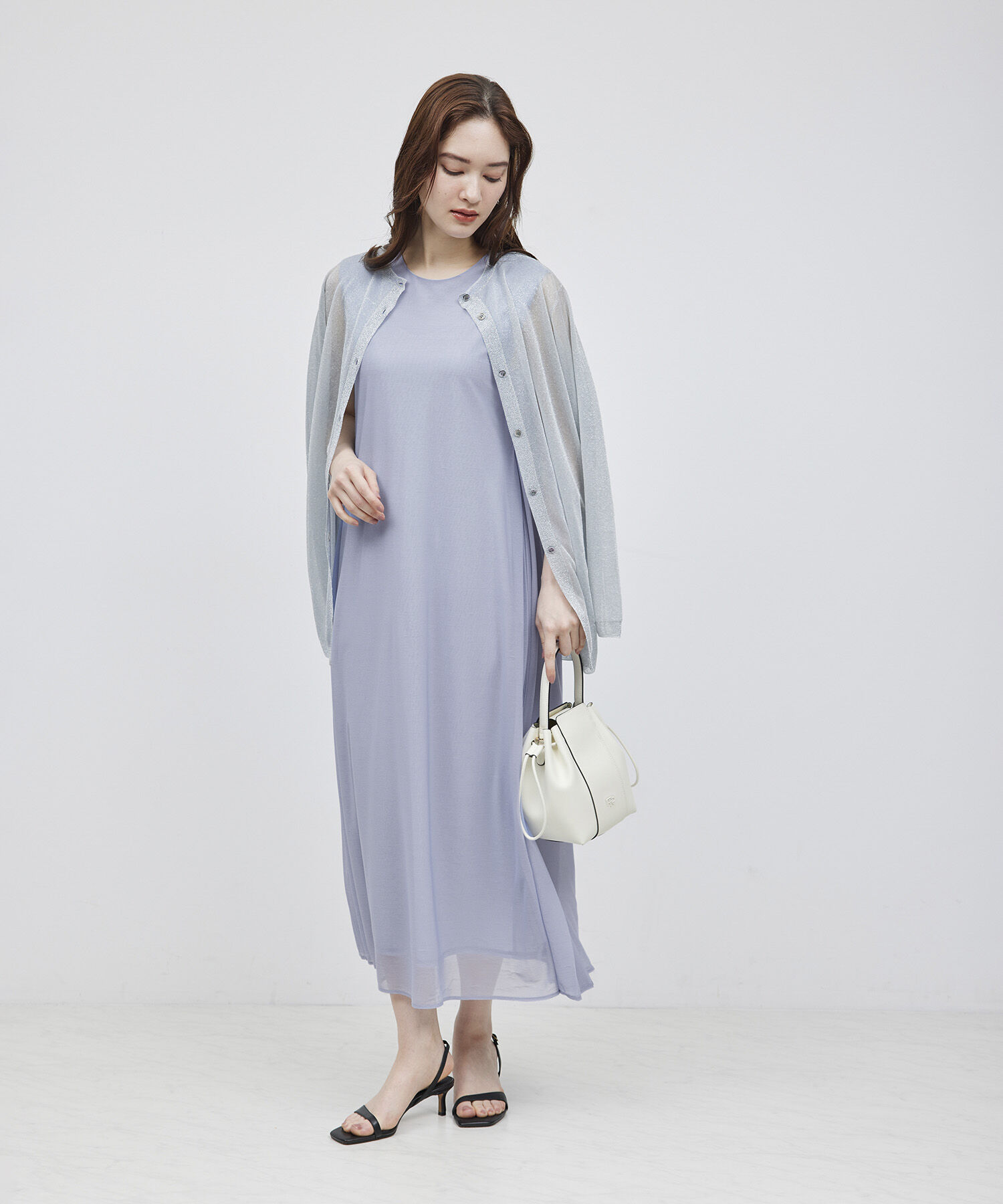 ROPE「【新色追加】エスパンディサイドプリーツワンピース【WEB限定/一部店舗限定】【メディア掲載】」|ワンピース|