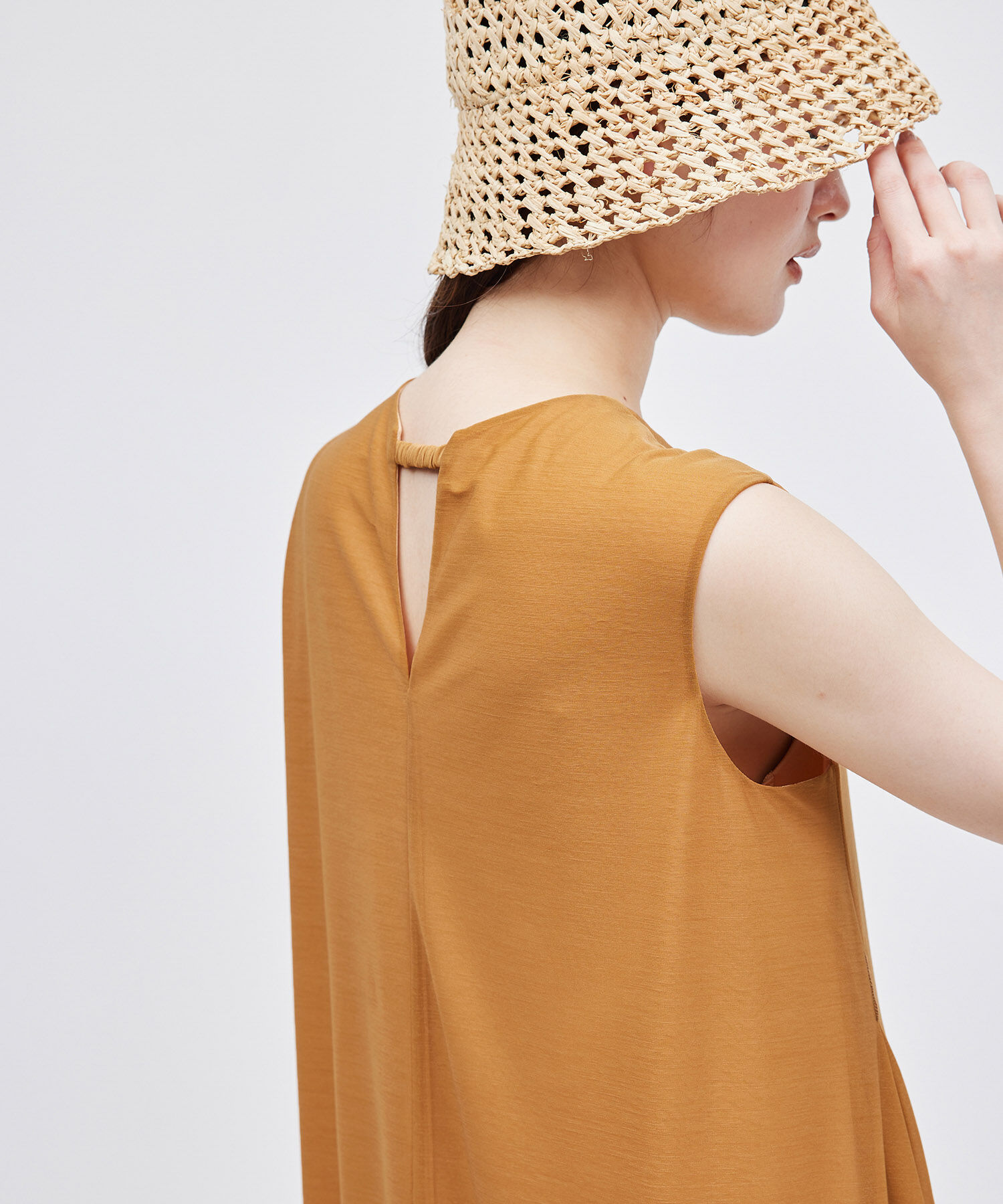 ROPE「【新色追加】エスパンディサイドプリーツワンピース【WEB限定/一部店舗限定】【メディア掲載】」|ワンピース|