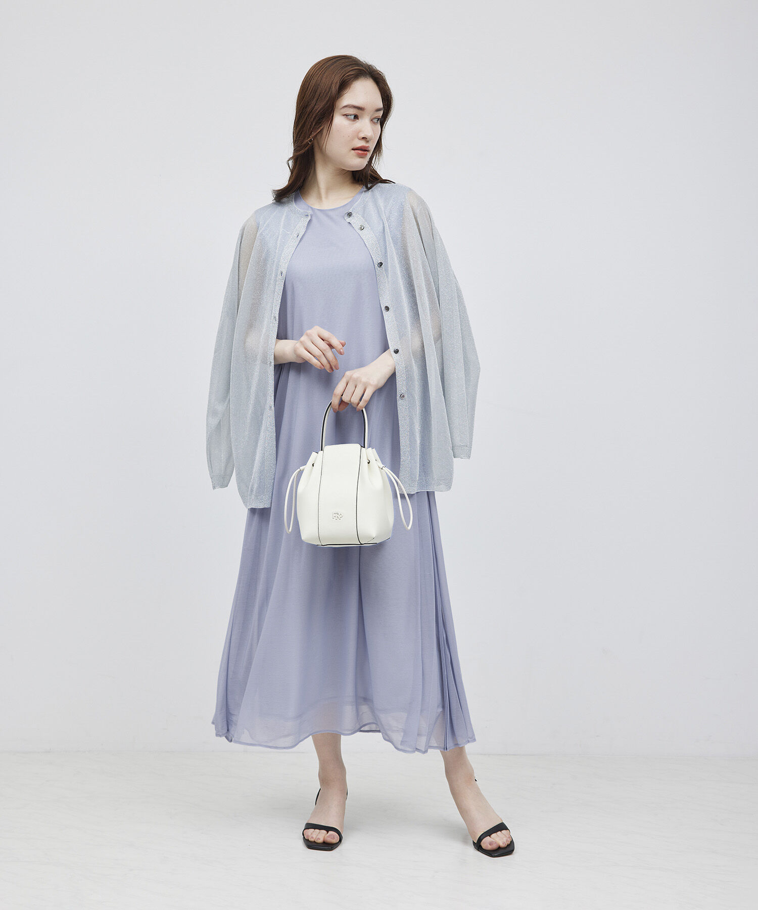 ROPE「【新色追加】エスパンディサイドプリーツワンピース【WEB限定/一部店舗限定】【メディア掲載】」|ワンピース|