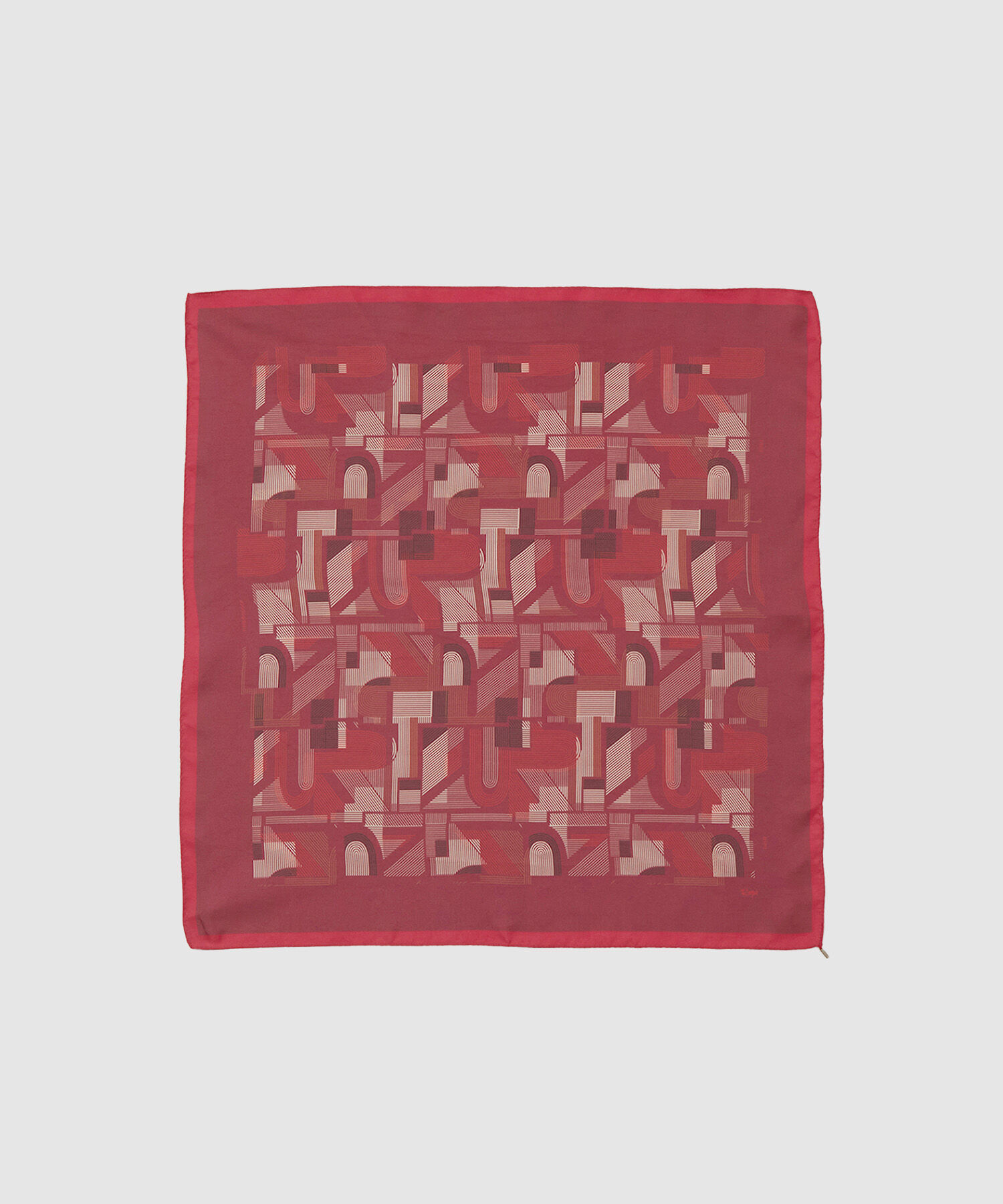 ROP&Eacute;「RモノグラムシルクスカーフS」|バンダナ・スカーフ|レッド(60)