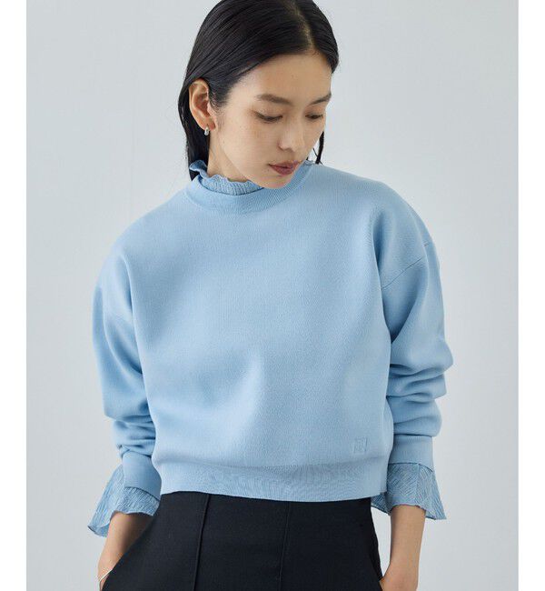 ROPE「スウェットライクコンパクトニットプルオーバー/イージーケア」|スウェット・ジャージ|