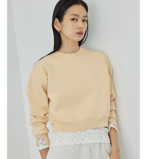 ROPE「スウェットライクコンパクトニットプルオーバー/イージーケア」|スウェット・ジャージ|