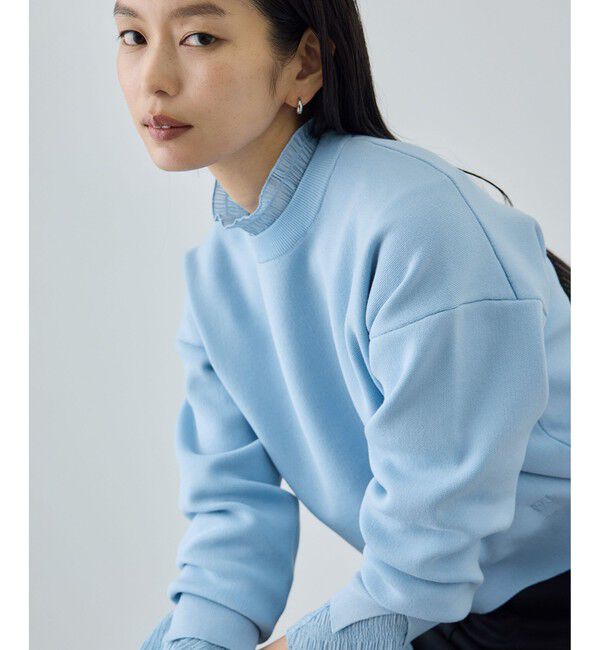 ROPE「スウェットライクコンパクトニットプルオーバー/イージーケア」|スウェット・ジャージ|