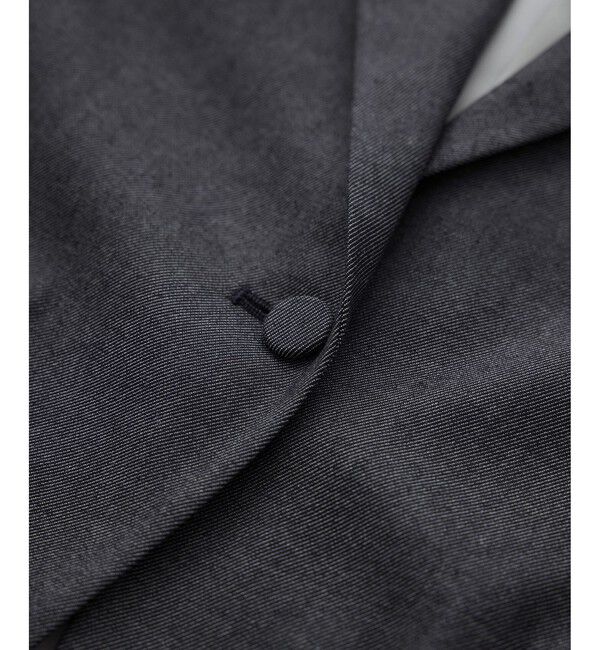 ROPE「トリアセツイル シングルテーラードジャケット(デニムライク)/セットアップ対応」|テーラードジャケット|