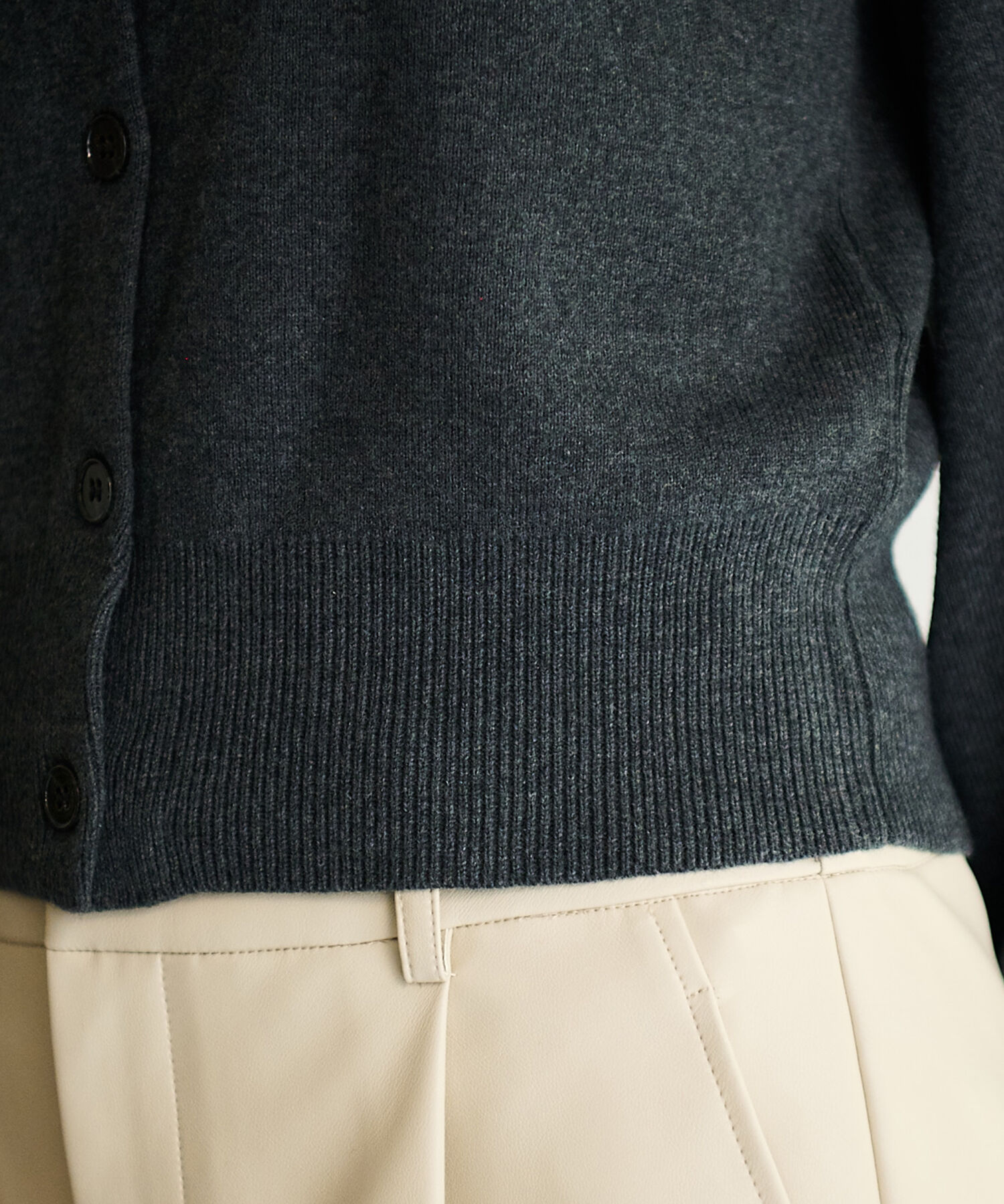 vis-a-vis「【WEB限定】前後2WAYスクエアネックニット【セットアップ対応】」|ニット・セーター|