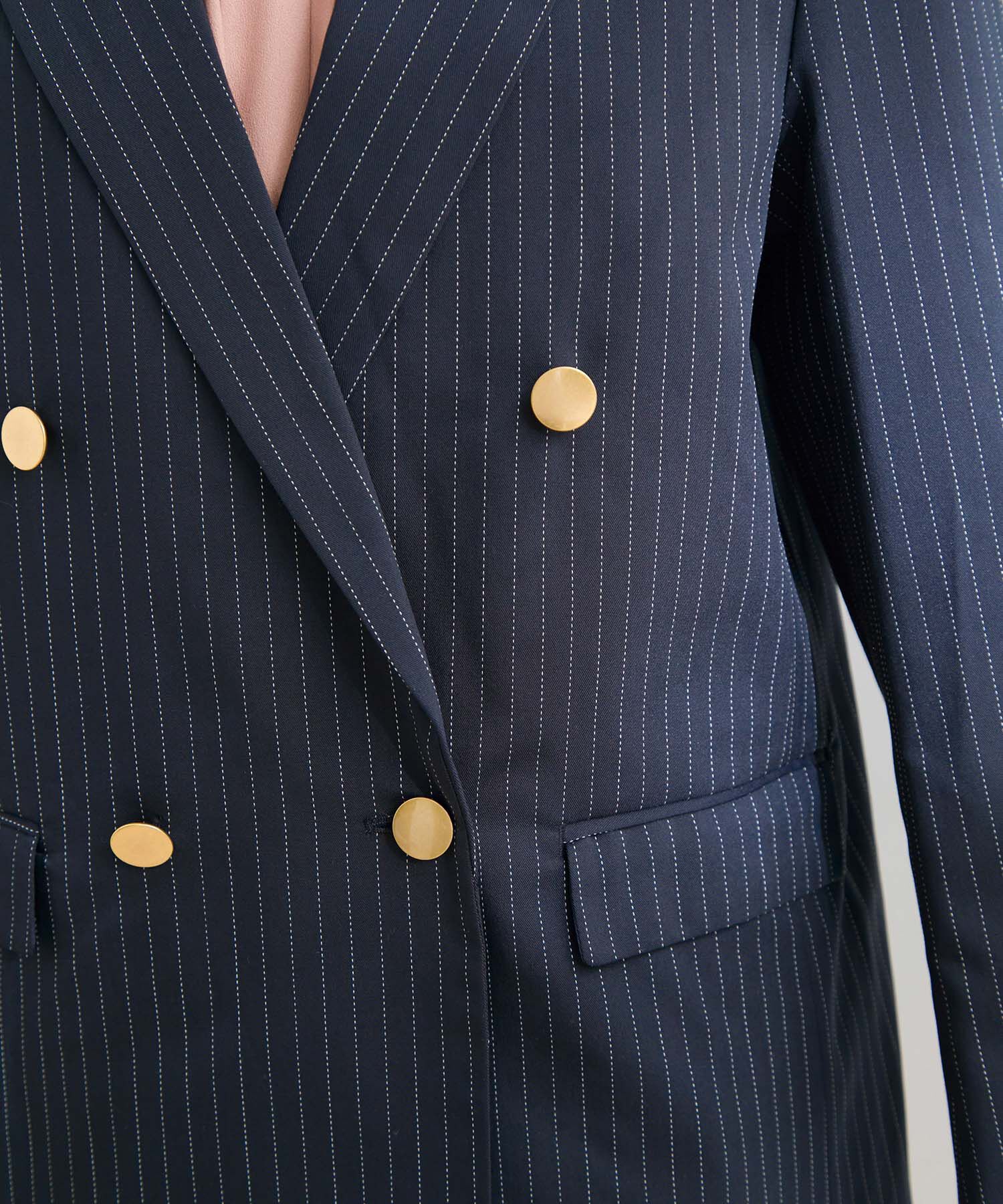 VIS「金ボタンダブルジャケット」|テーラードジャケット|