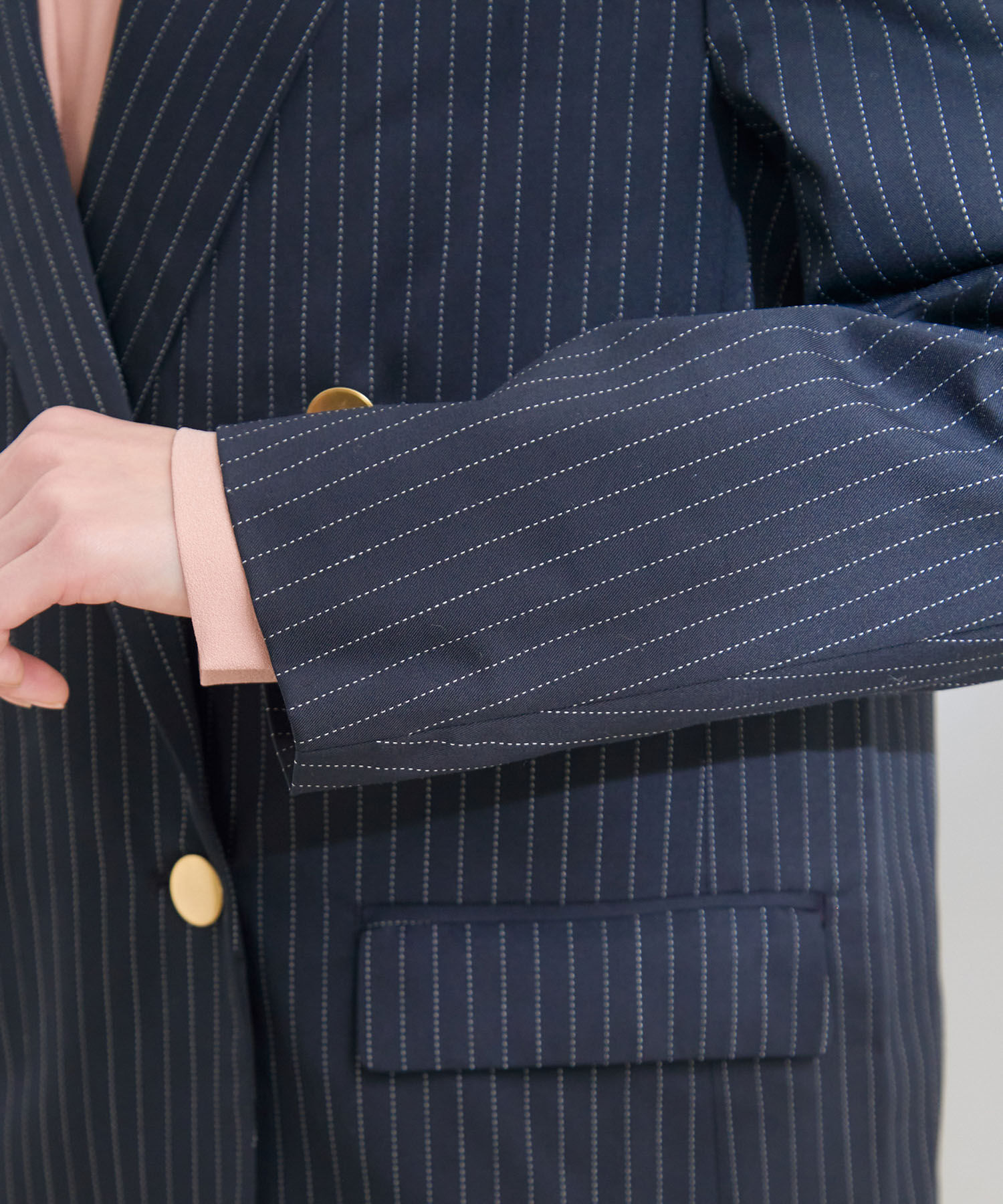 VIS「金ボタンダブルジャケット」|テーラードジャケット|
