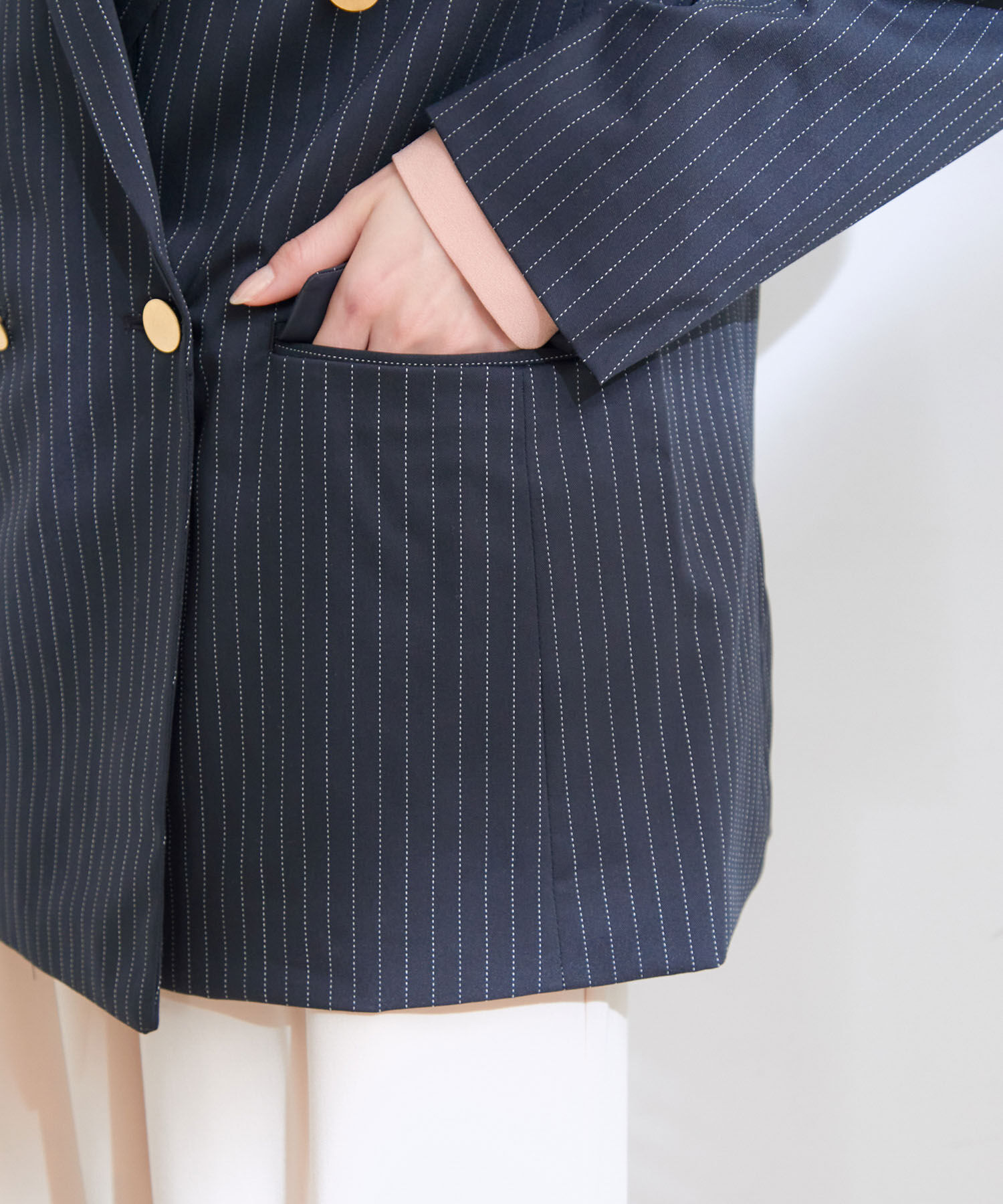 VIS「金ボタンダブルジャケット」|テーラードジャケット|