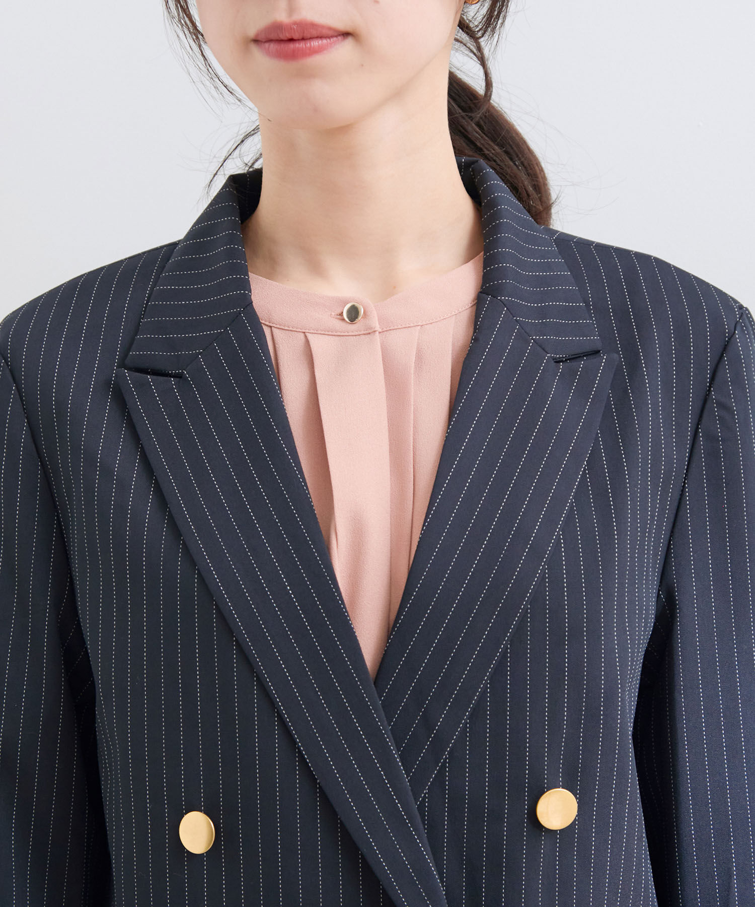 VIS「金ボタンダブルジャケット」|テーラードジャケット|