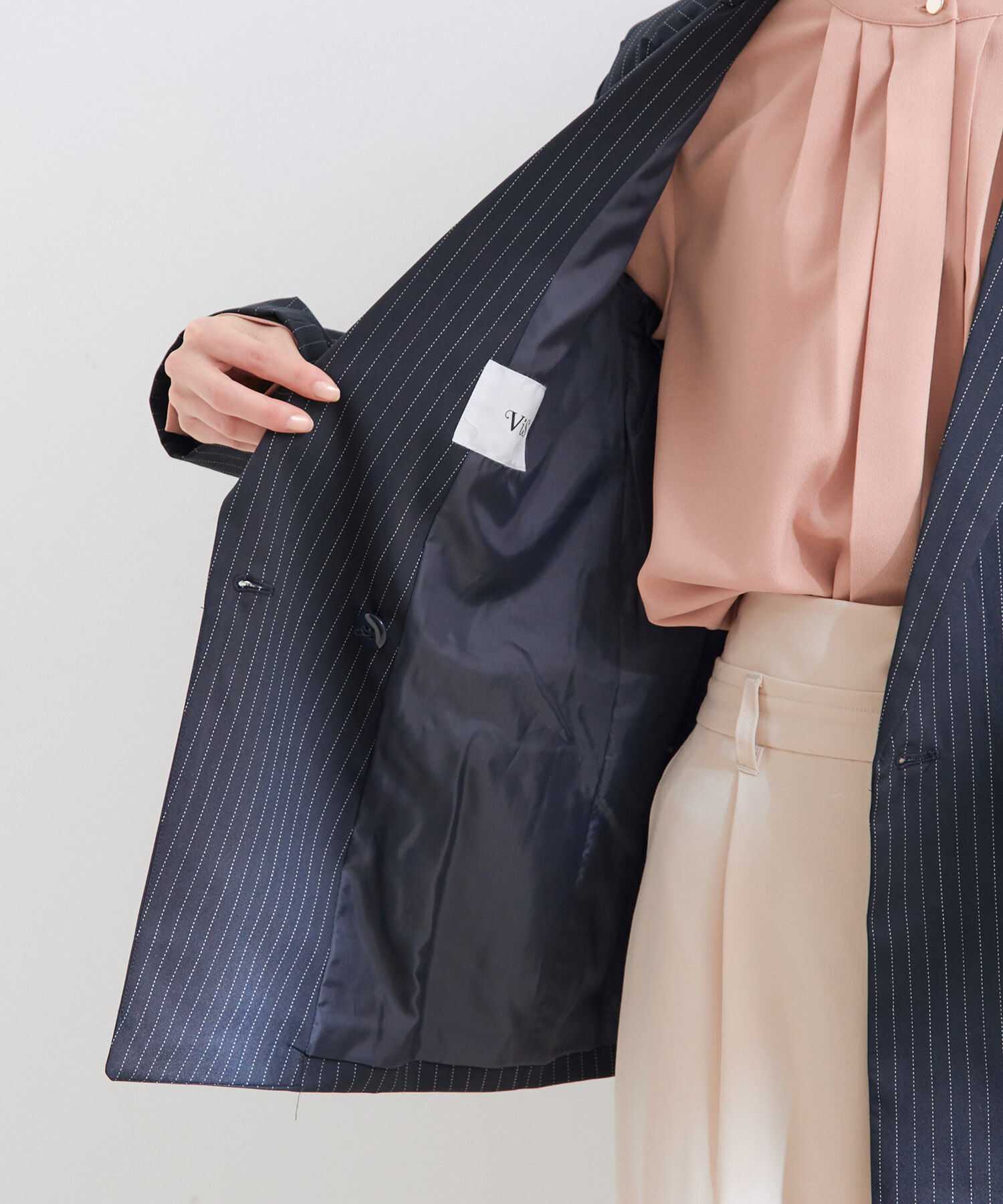 VIS「金ボタンダブルジャケット」|テーラードジャケット|