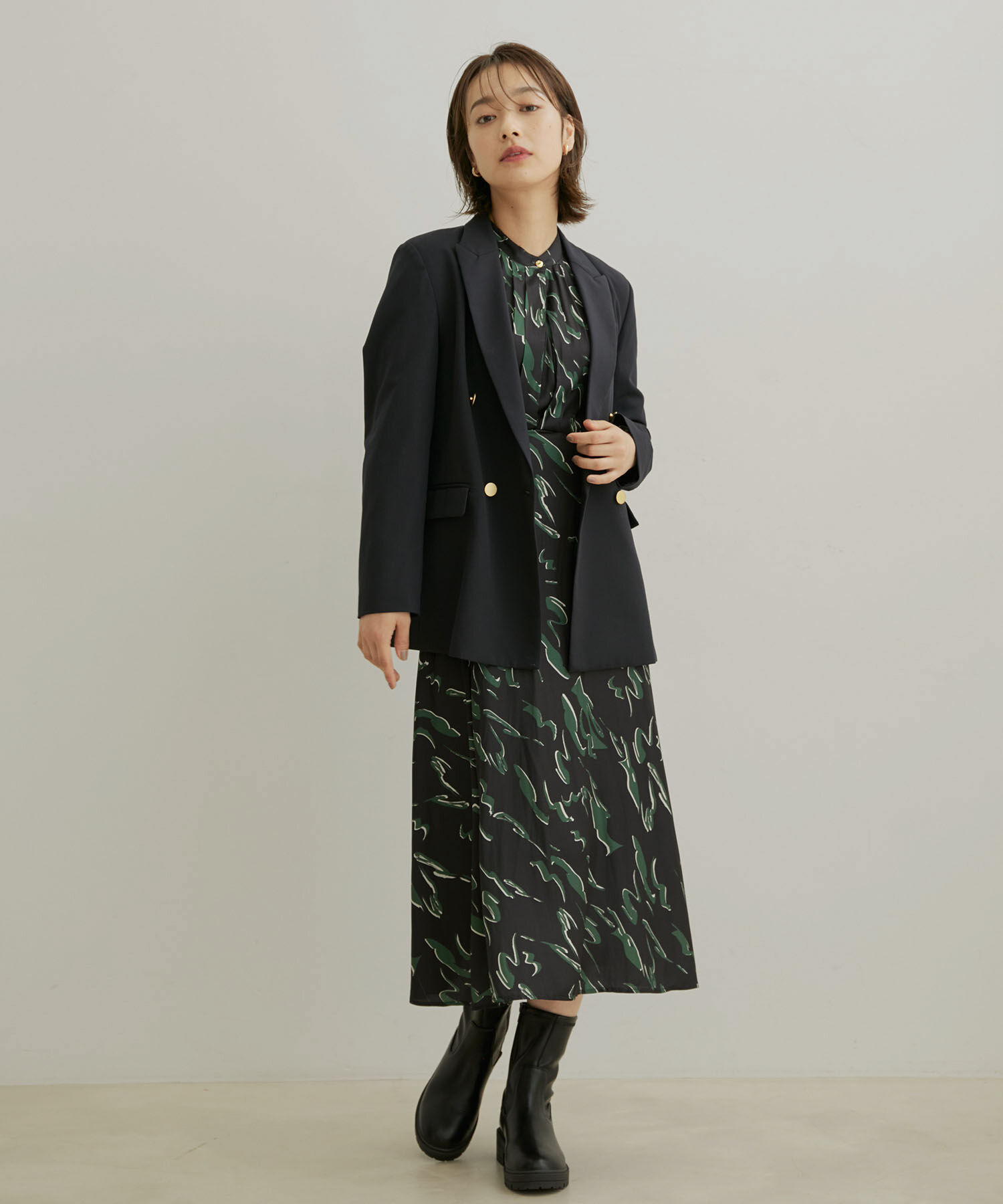 VIS「金ボタンダブルジャケット」|テーラードジャケット|