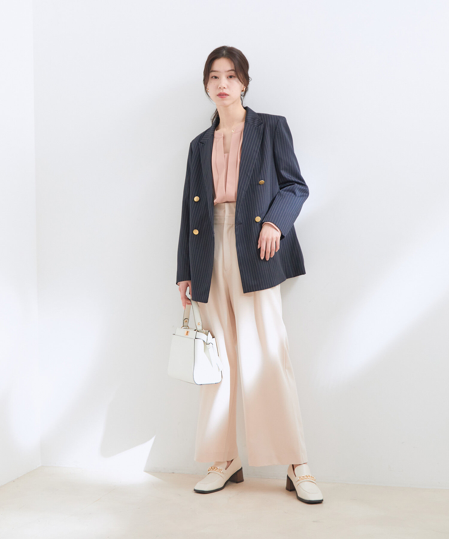 VIS「金ボタンダブルジャケット」|テーラードジャケット|