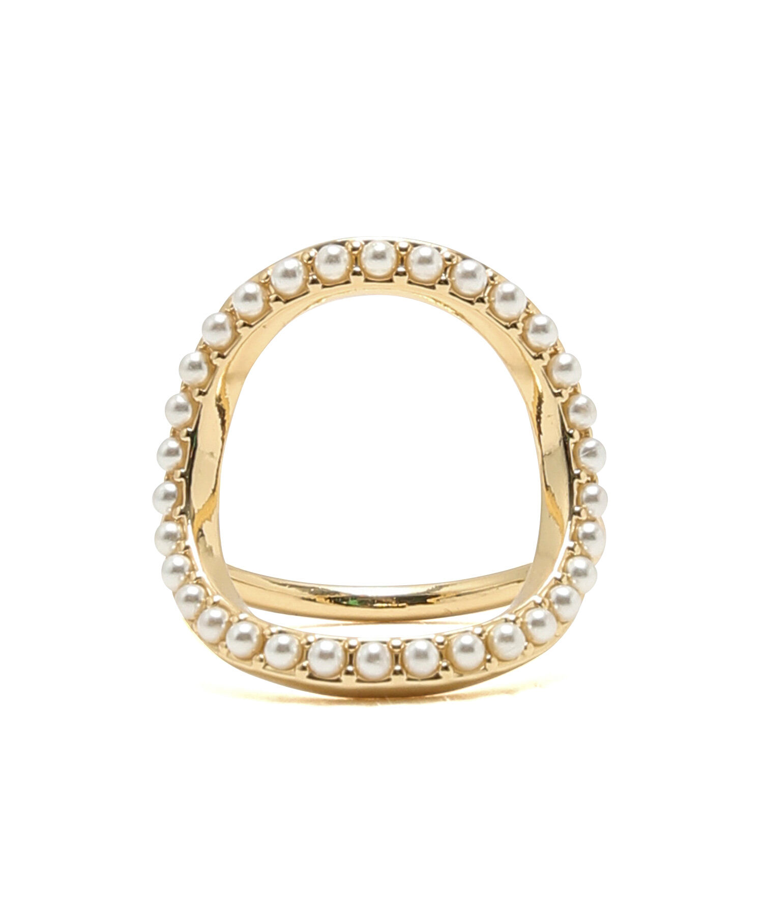 VIS「パール＆ビジューアソートオーバルリング」|リング|