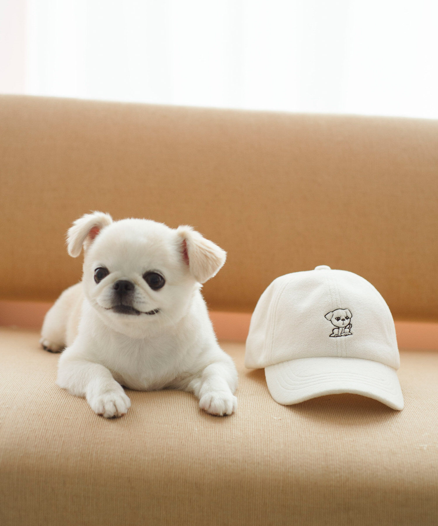 ROPE PICNIC PASSAGE「【一部店舗限定】おもちくん&times;ROPE' PICNIC/刺繍フリースキャップ」|キャップ・キャスケット|キナリ(16)