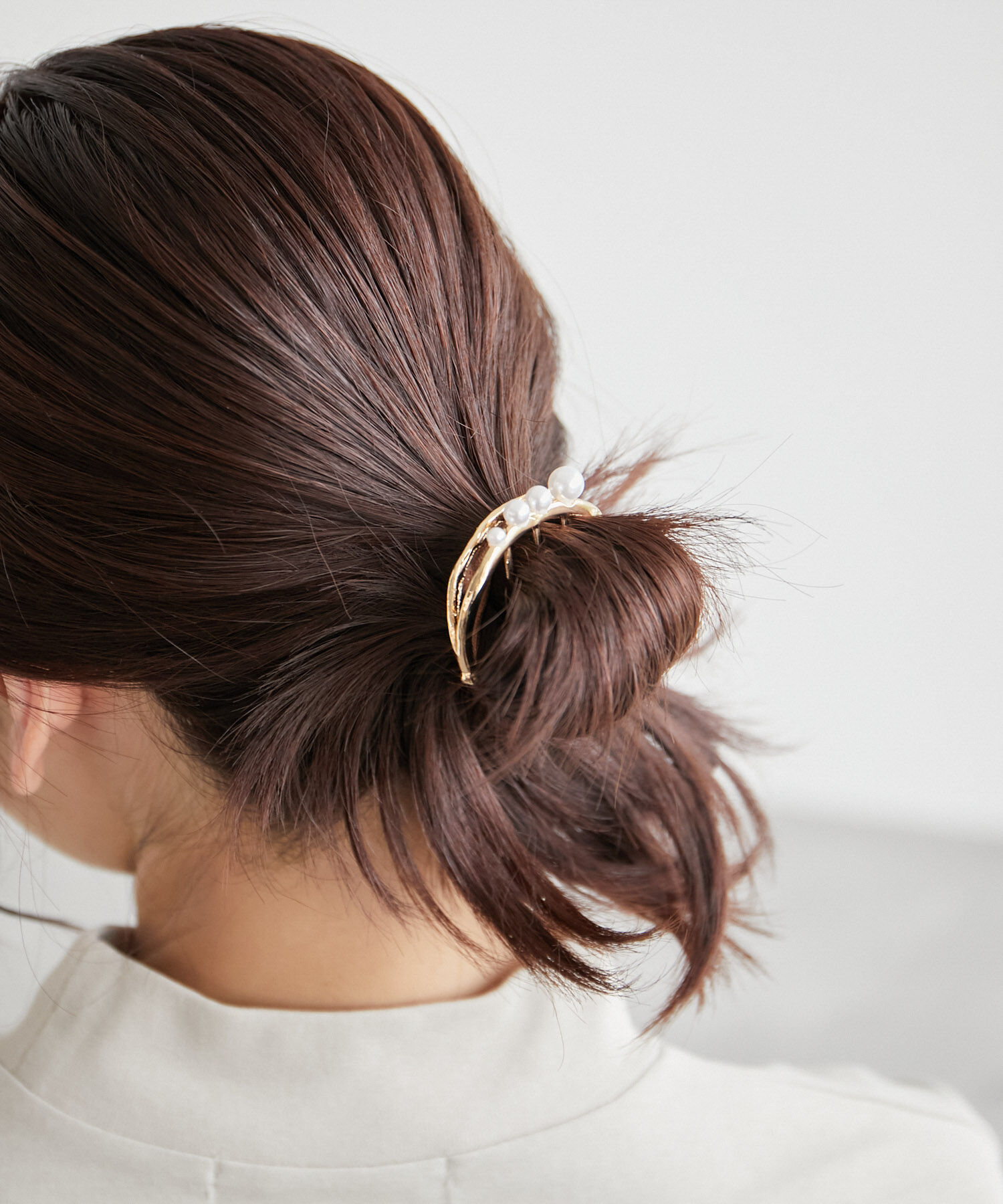 ROPE PICNIC PASSAGE「デザインカーブコームピン」|その他|ゴールド系(91)