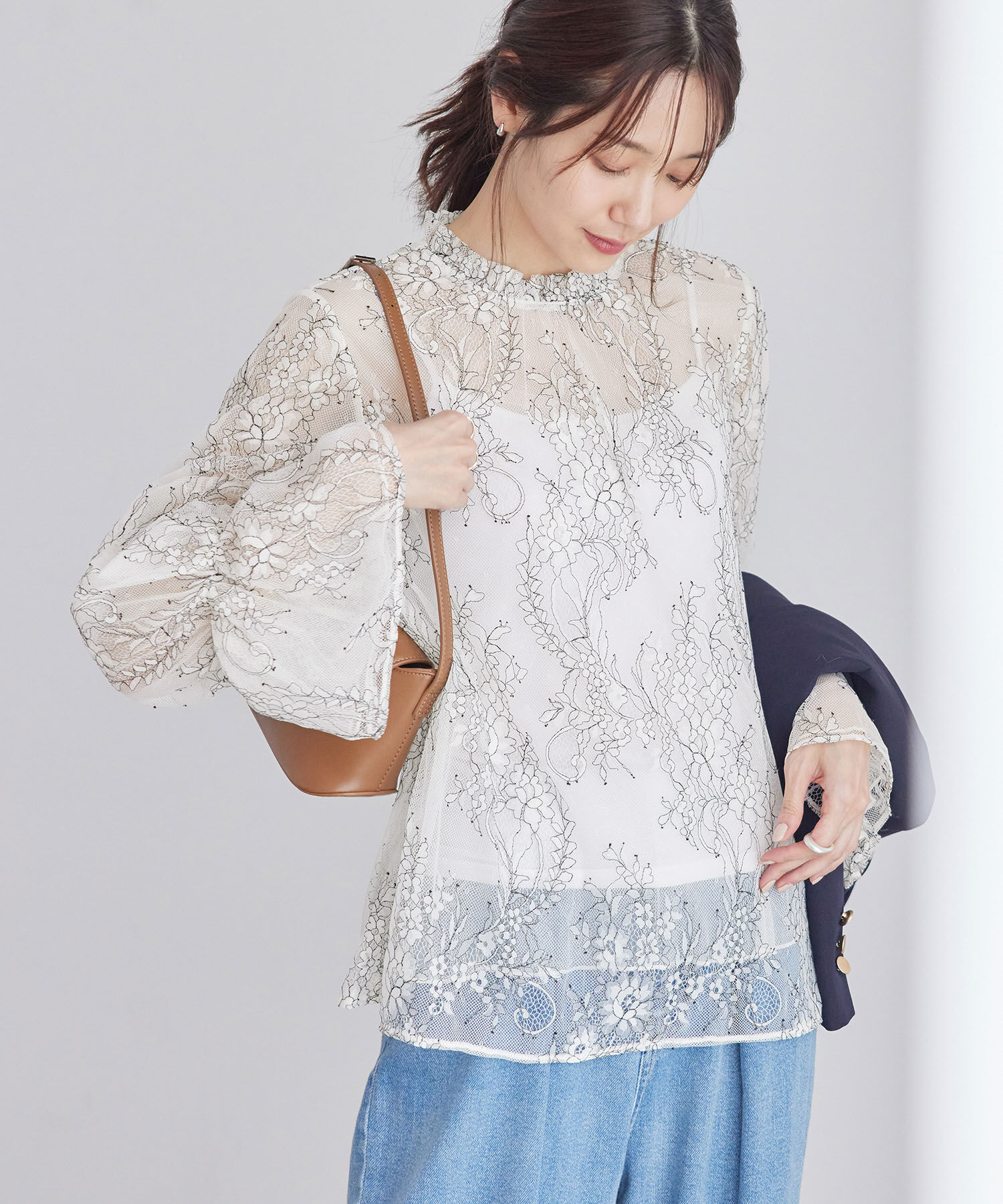 Rope&rsquo;Picnic「フレンチレースブラウス」|シャツ・ブラウス|