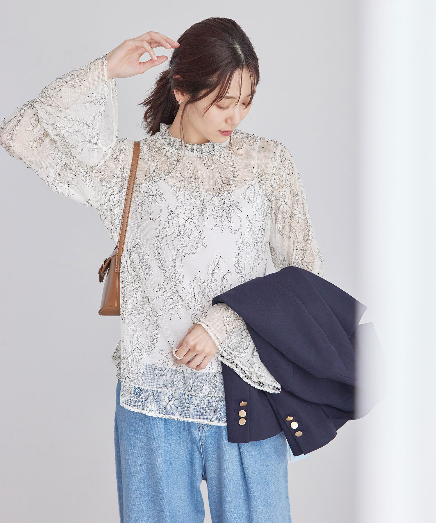 Rope&rsquo;Picnic「フレンチレースブラウス」|シャツ・ブラウス|