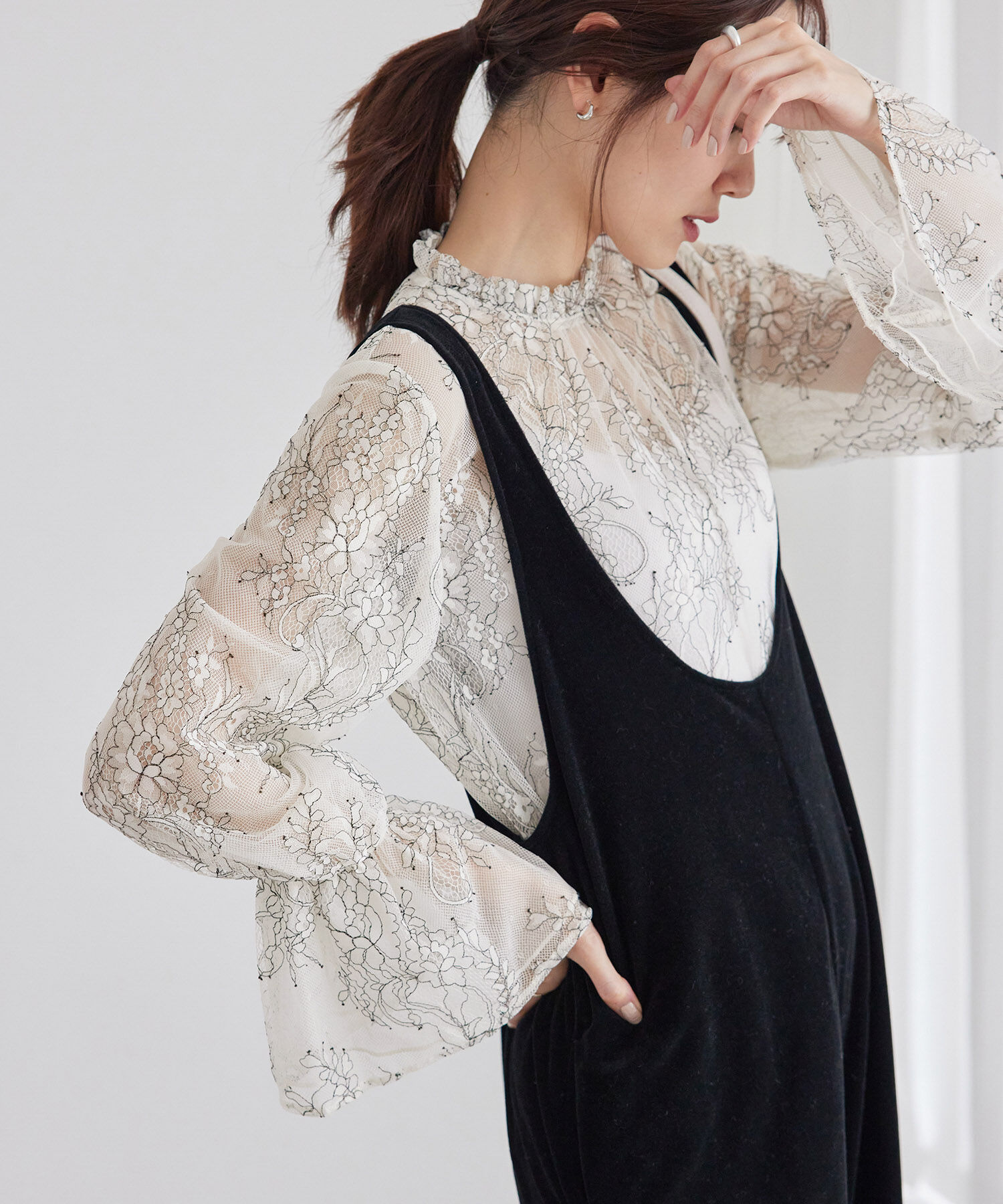 Rope&rsquo;Picnic「フレンチレースブラウス」|シャツ・ブラウス|