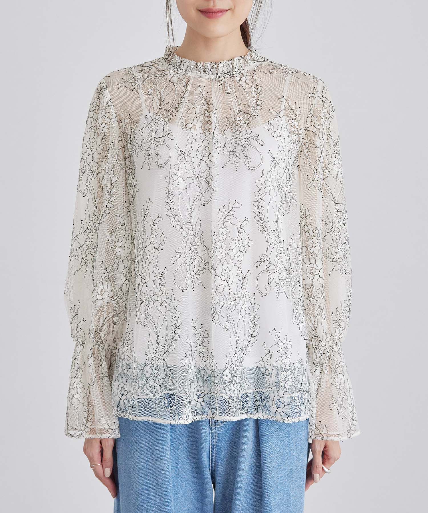 Rope&rsquo;Picnic「フレンチレースブラウス」|シャツ・ブラウス|