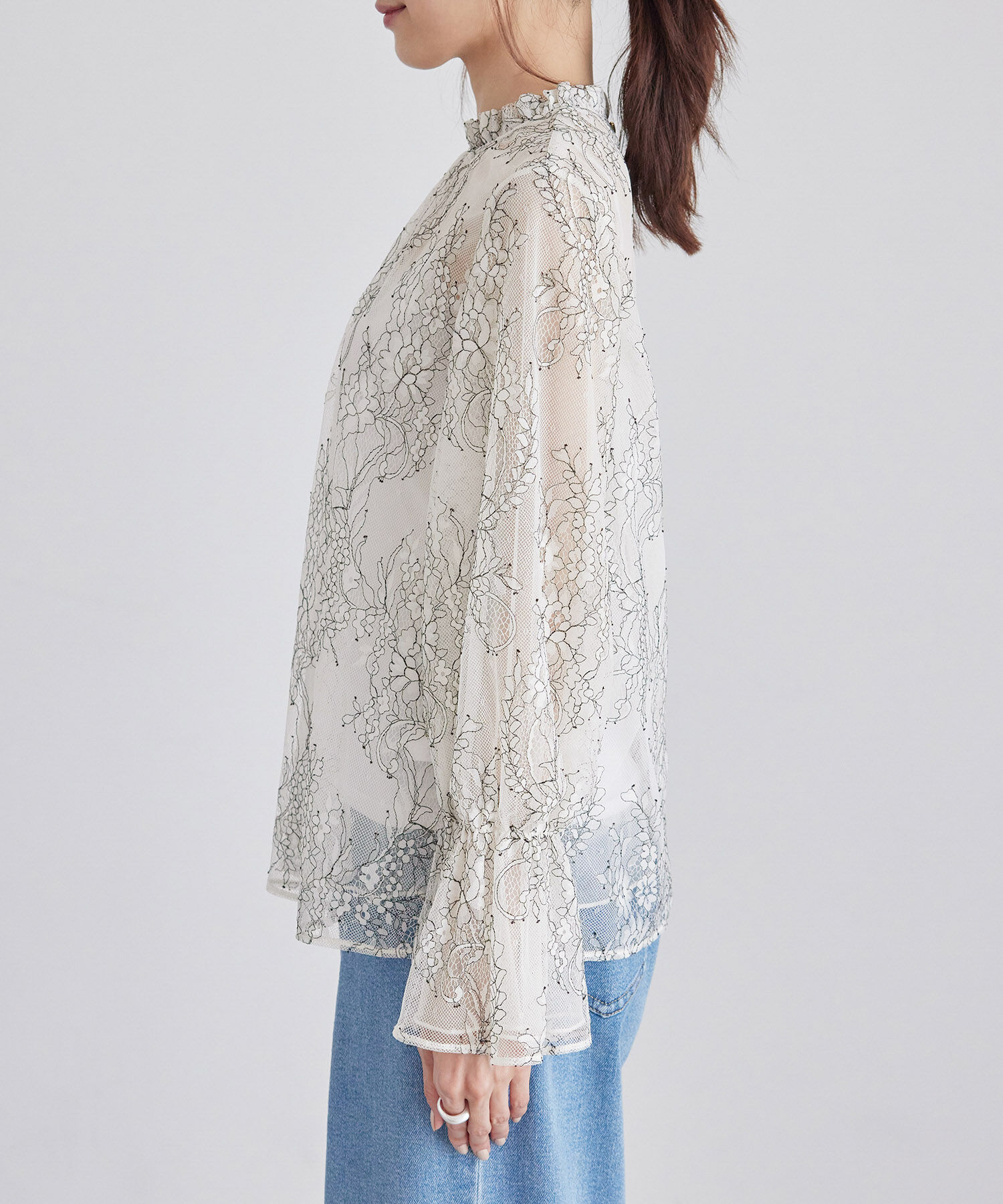 Rope&rsquo;Picnic「フレンチレースブラウス」|シャツ・ブラウス|