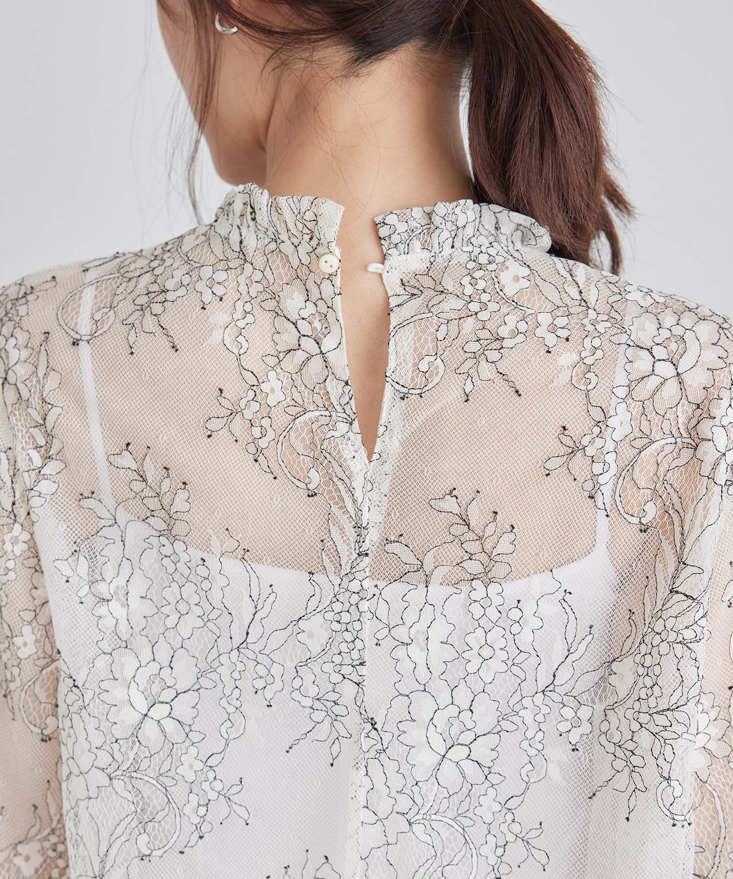 Rope&rsquo;Picnic「フレンチレースブラウス」|シャツ・ブラウス|