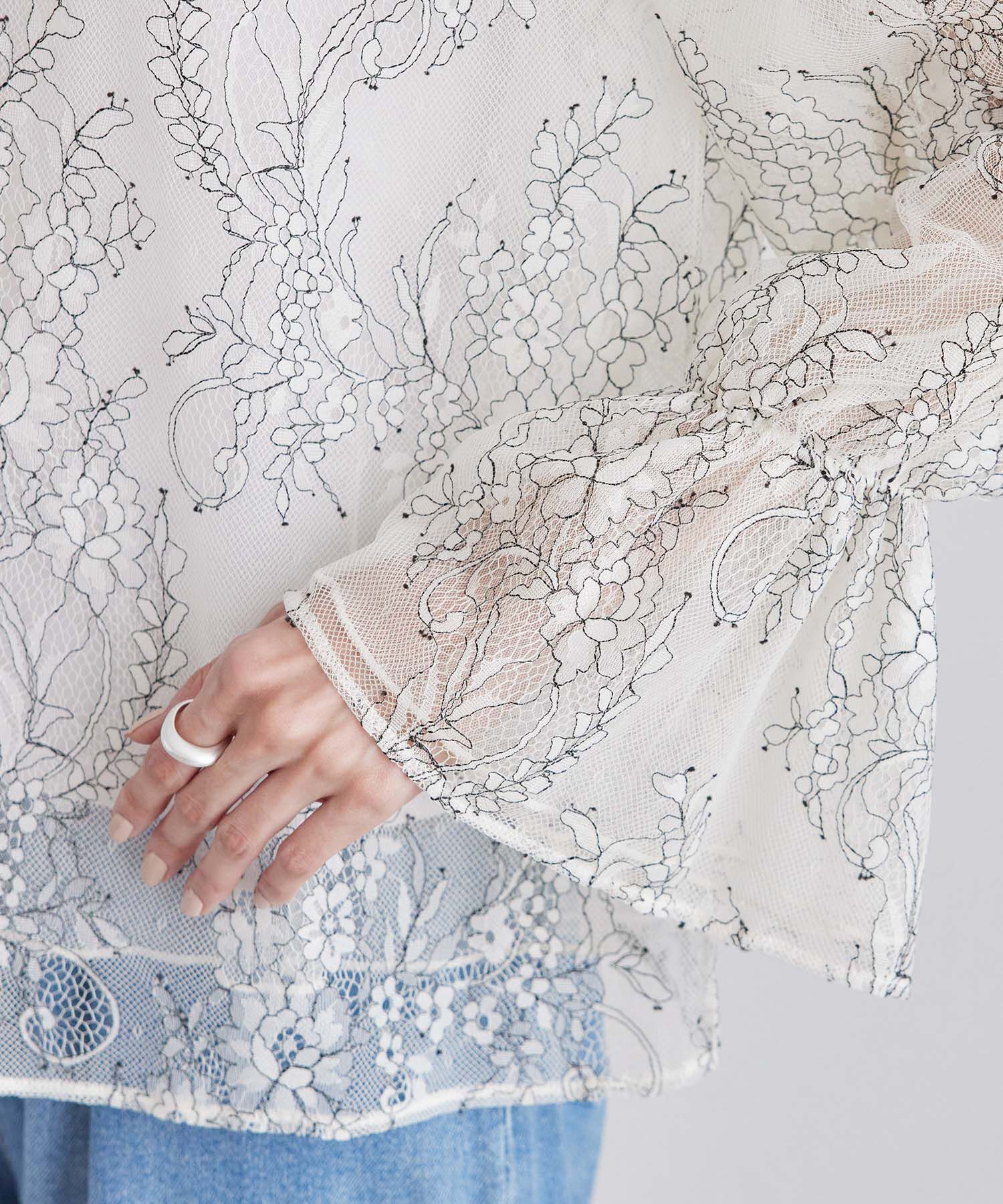 Rope&rsquo;Picnic「フレンチレースブラウス」|シャツ・ブラウス|