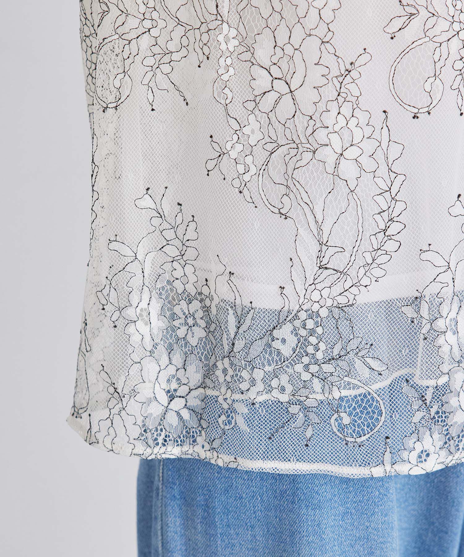 Rope&rsquo;Picnic「フレンチレースブラウス」|シャツ・ブラウス|