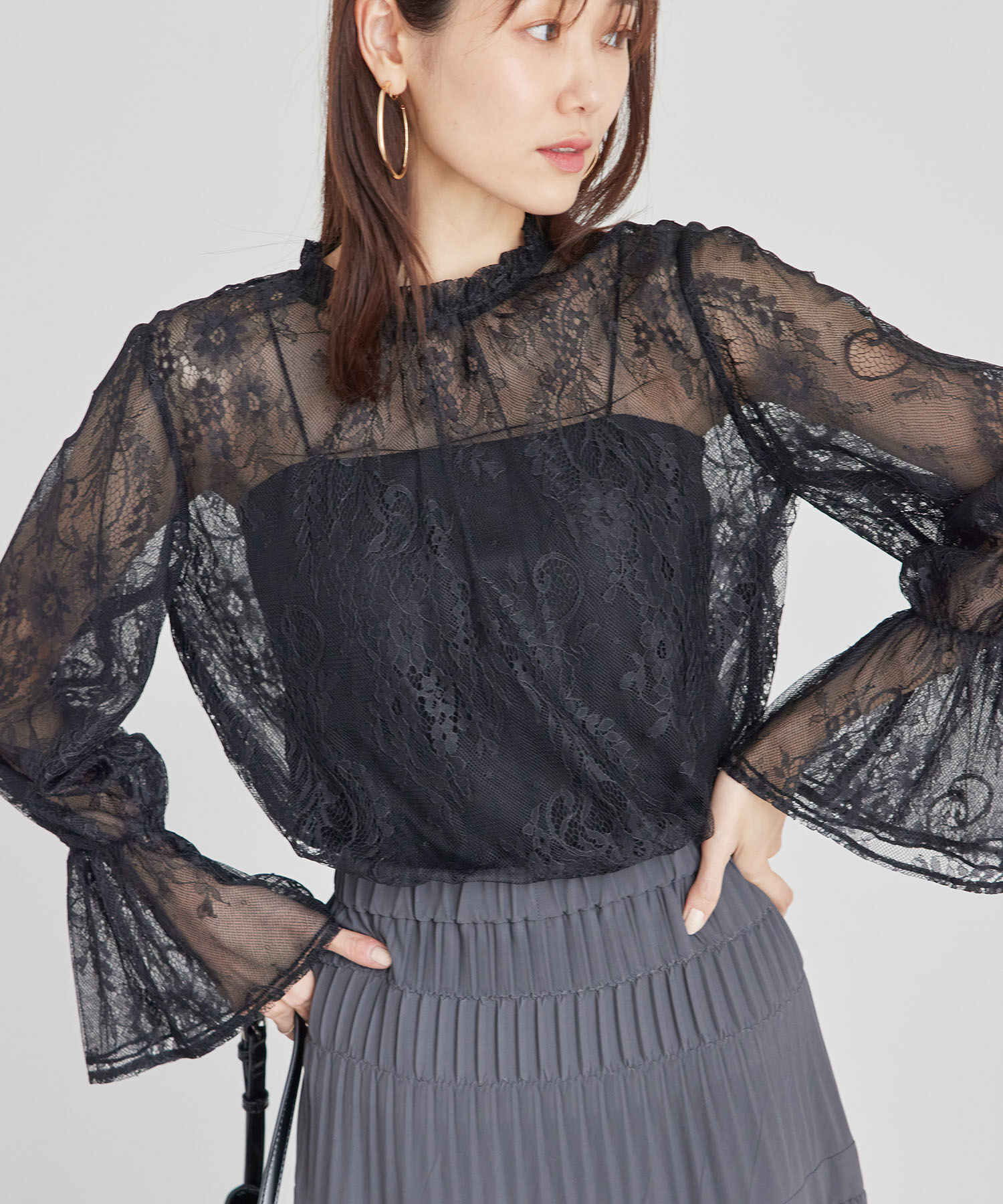 Rope&rsquo;Picnic「フレンチレースブラウス」|シャツ・ブラウス|