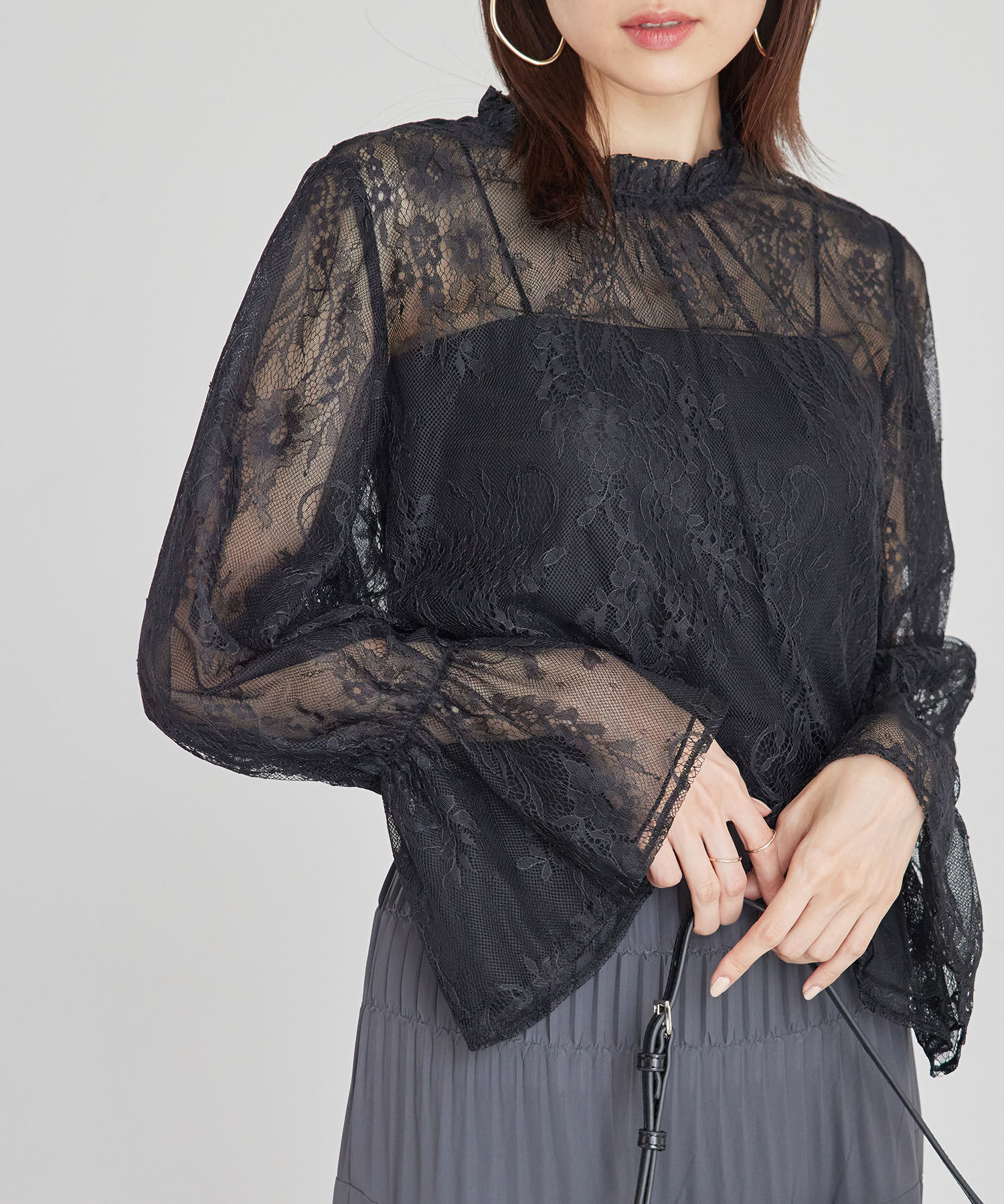 Rope&rsquo;Picnic「フレンチレースブラウス」|シャツ・ブラウス|