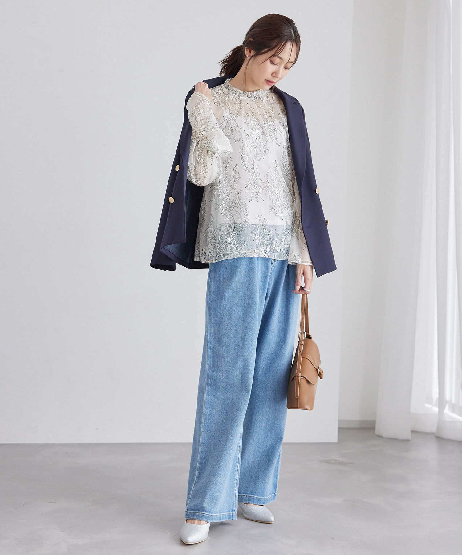 Rope&rsquo;Picnic「フレンチレースブラウス」|シャツ・ブラウス|