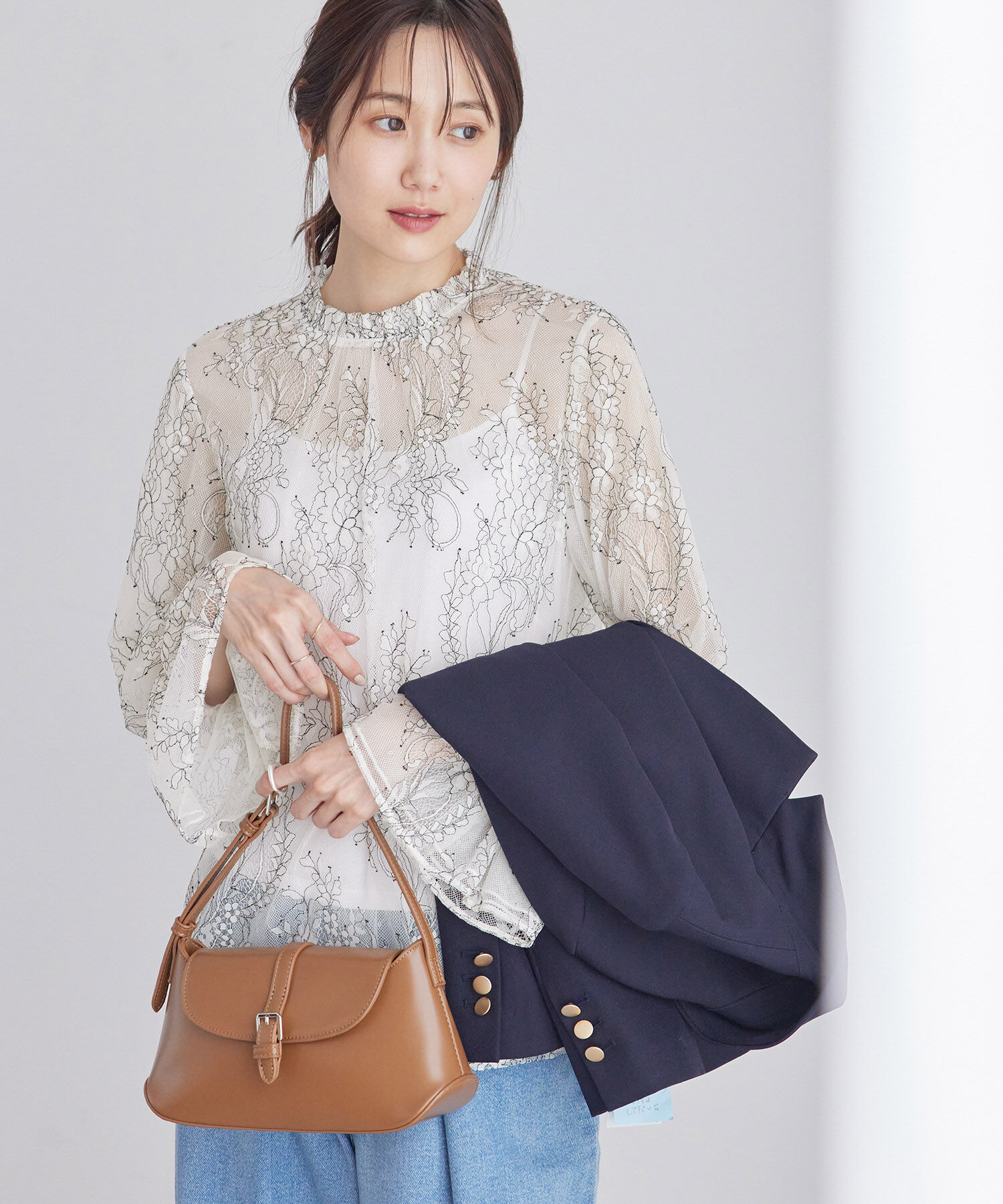 Rope&rsquo;Picnic「フレンチレースブラウス」|シャツ・ブラウス|
