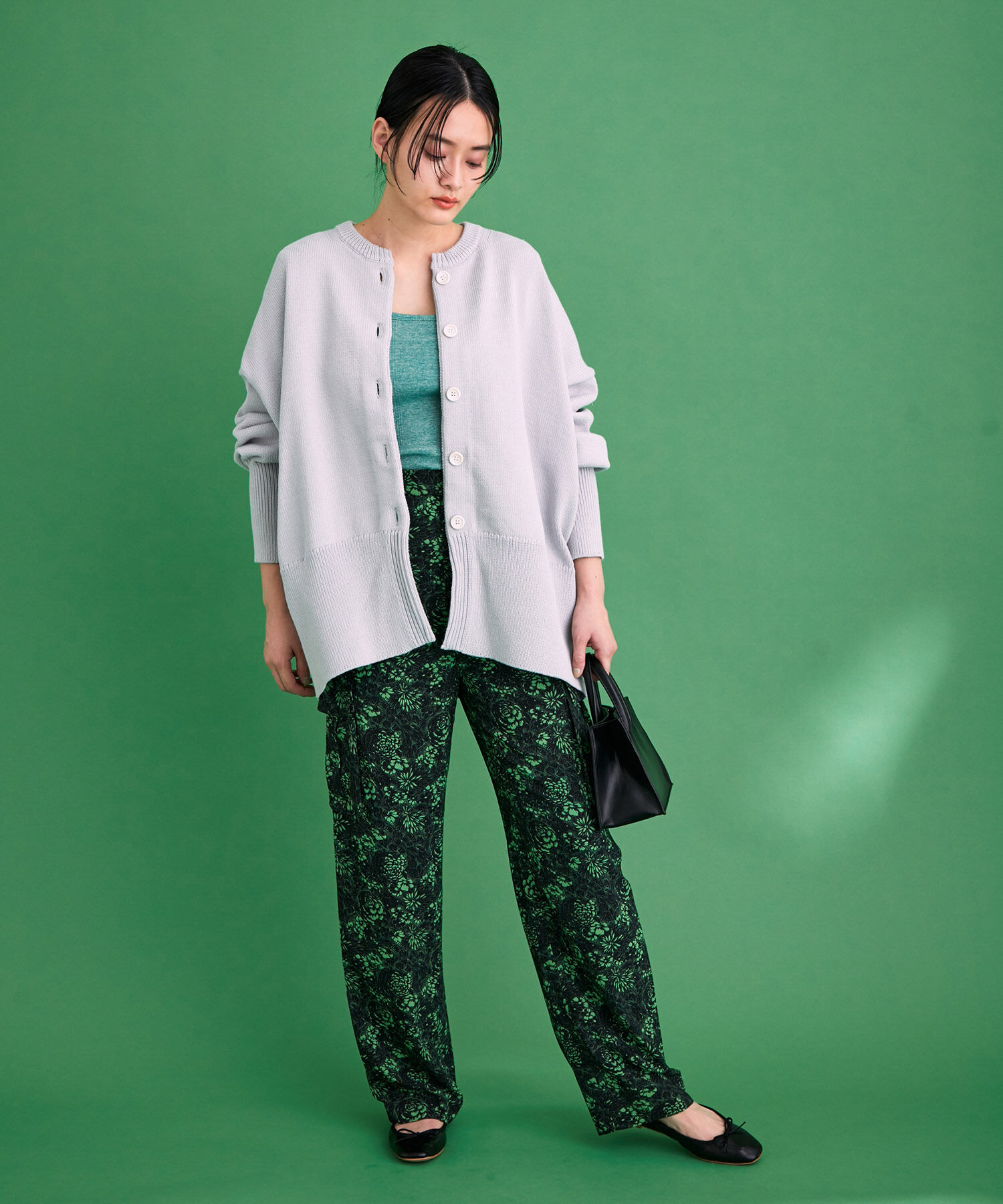 ADAM ET ROPE'「【サステナブル】メタリックバレエ」|バレエシューズ|