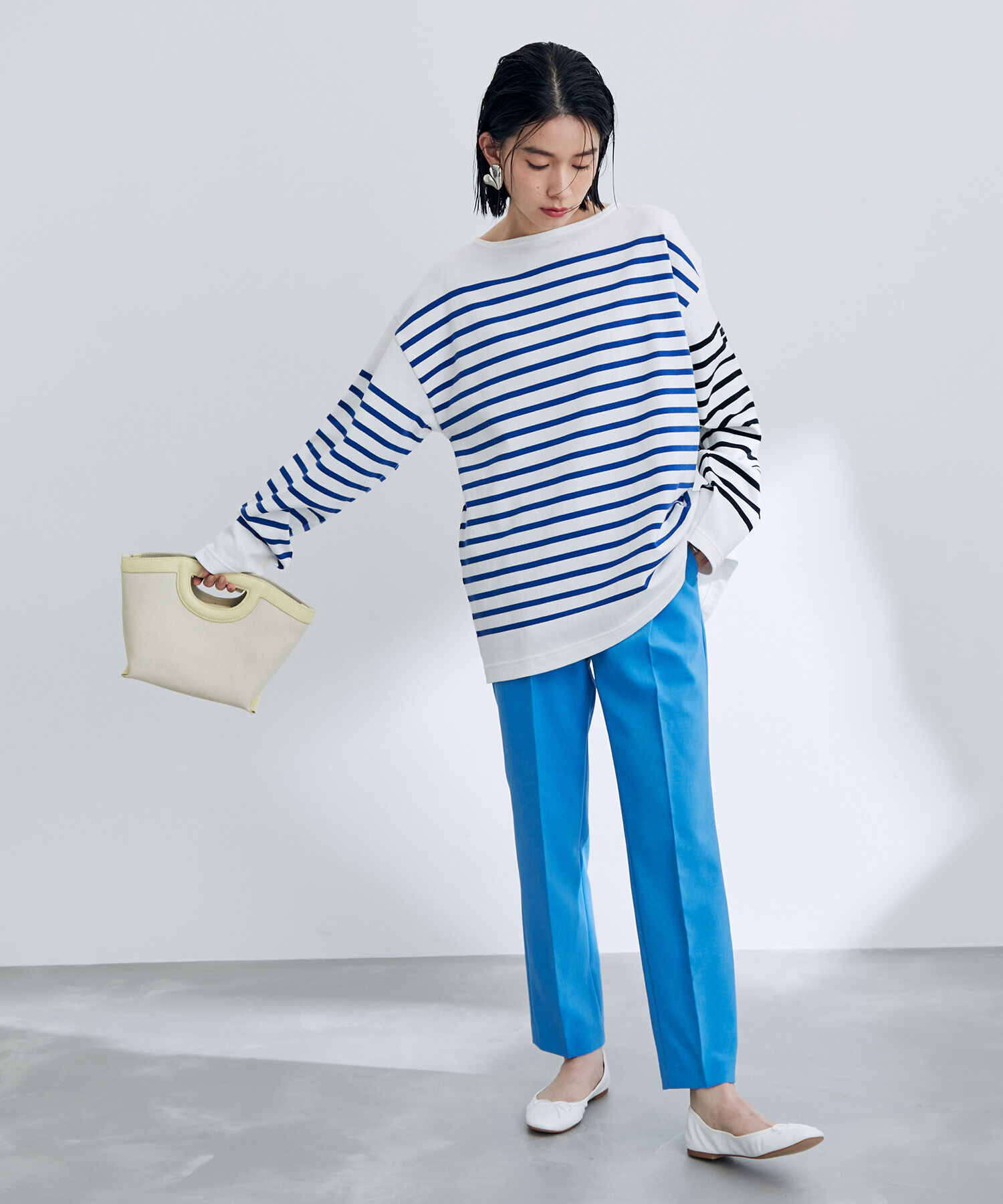 ADAM ET ROPE'「【サステナブル】メタリックバレエ」|バレエシューズ|