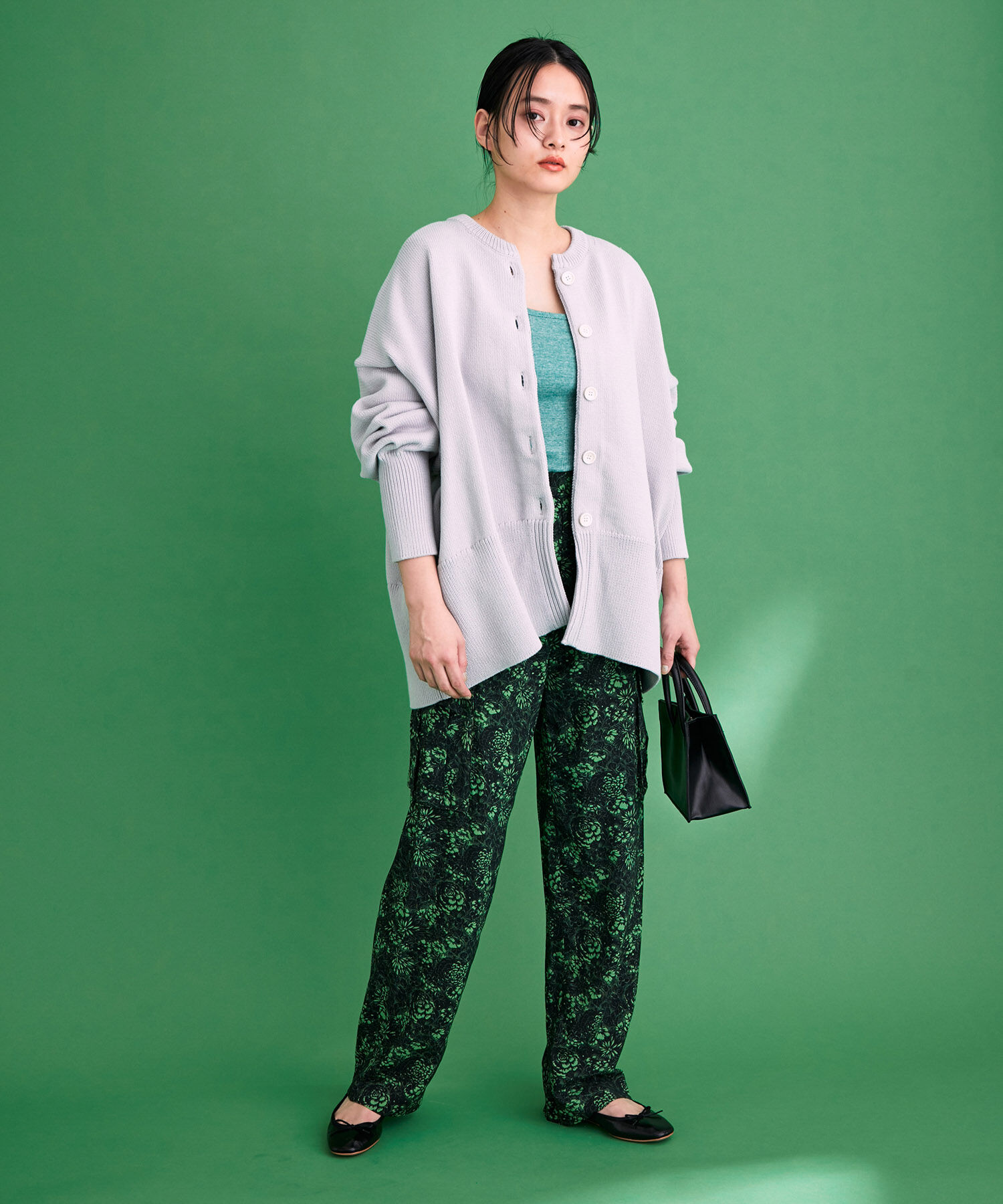 ADAM ET ROPE'「【サステナブル】メタリックバレエ」|バレエシューズ|