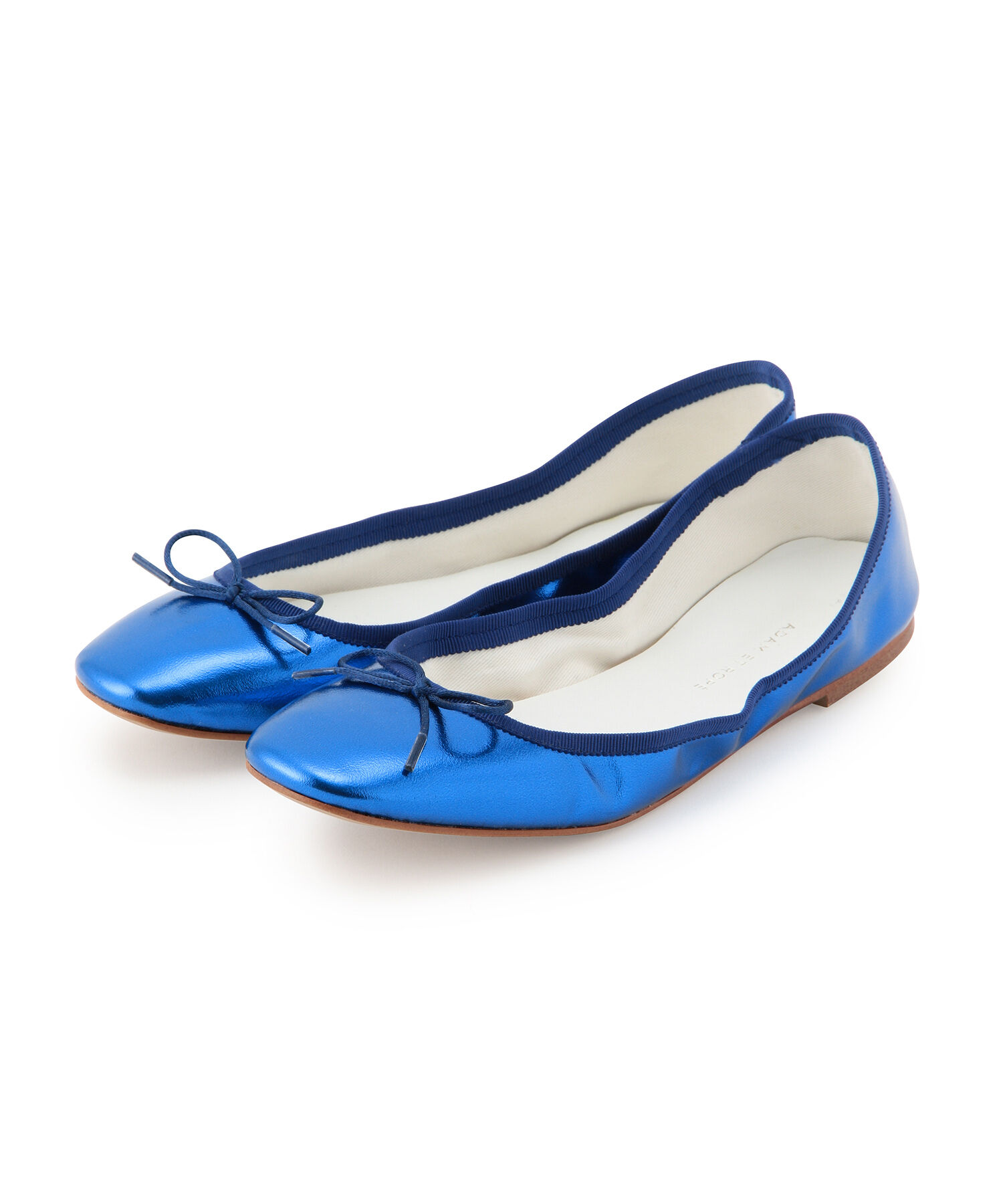 ADAM ET ROPE'「【サステナブル】メタリックバレエ」|バレエシューズ|