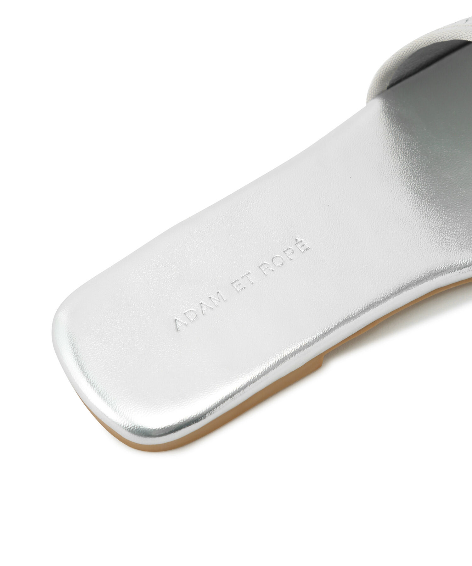 ADAM ET ROPE'「スパンコールフラット」|サンダル|