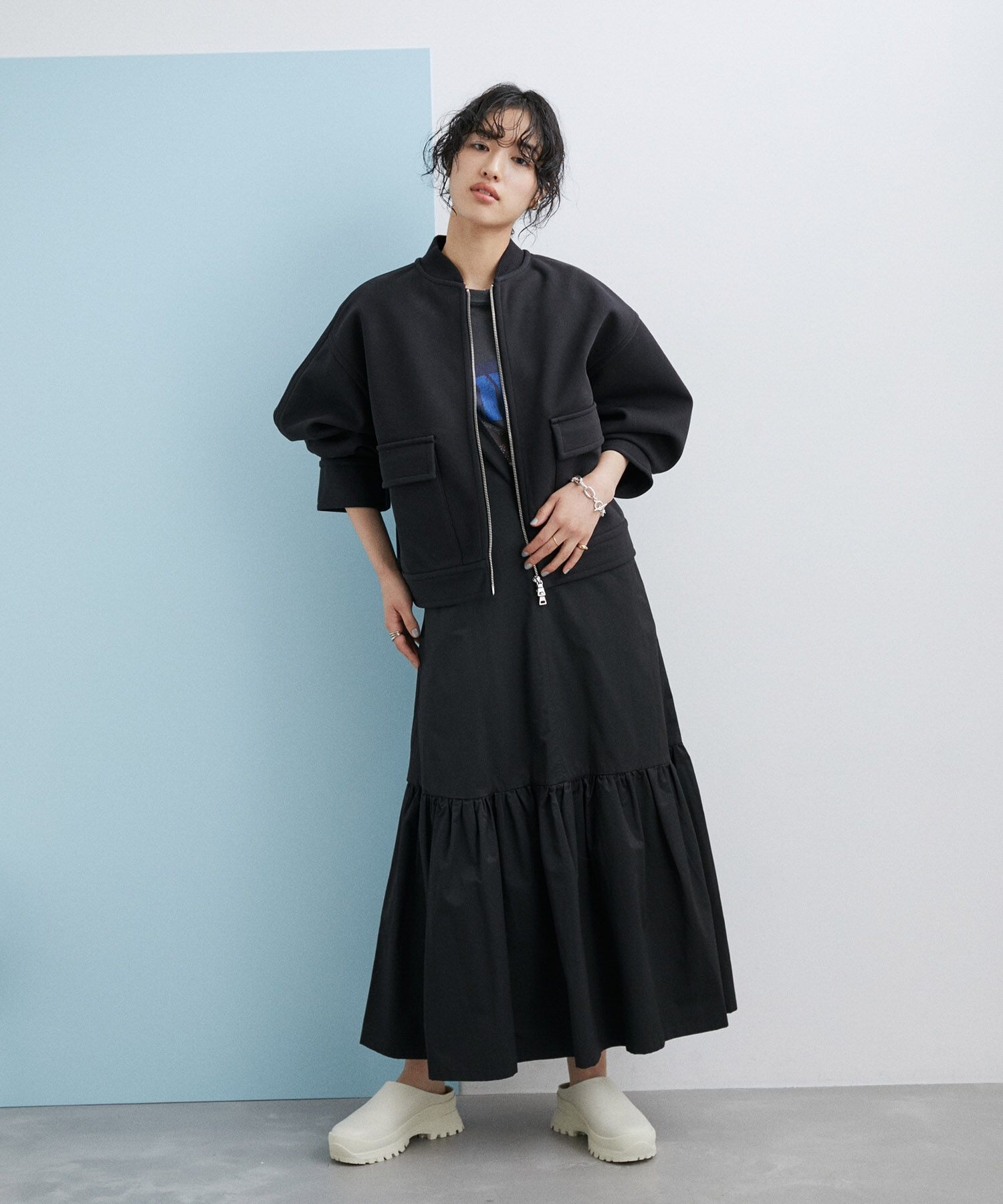 ADAM ET ROPE'「【WEB限定】ボンディングMA-1」|その他|