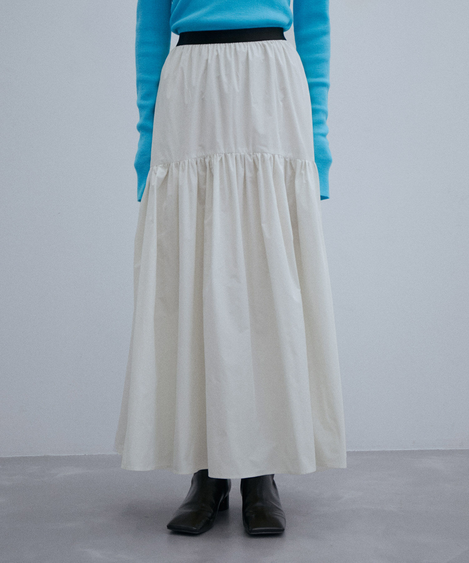 ADAM ET ROPE'「〈追加〉タフタティアードスカート」|スカート|