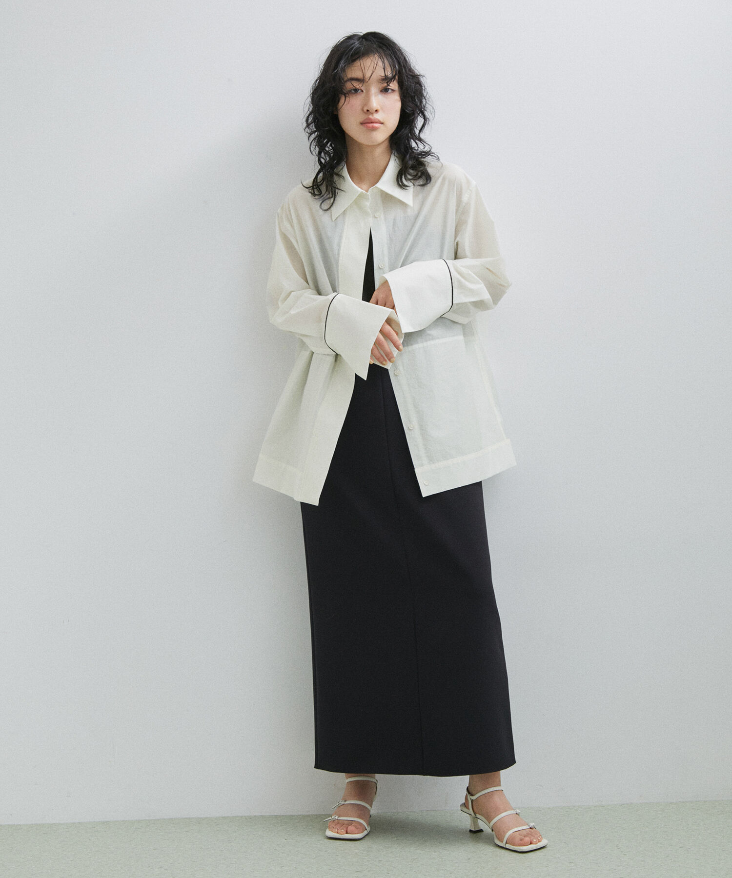 ADAM ET ROPE'「BOXシルエットシャツ」|シャツ・ブラウス|