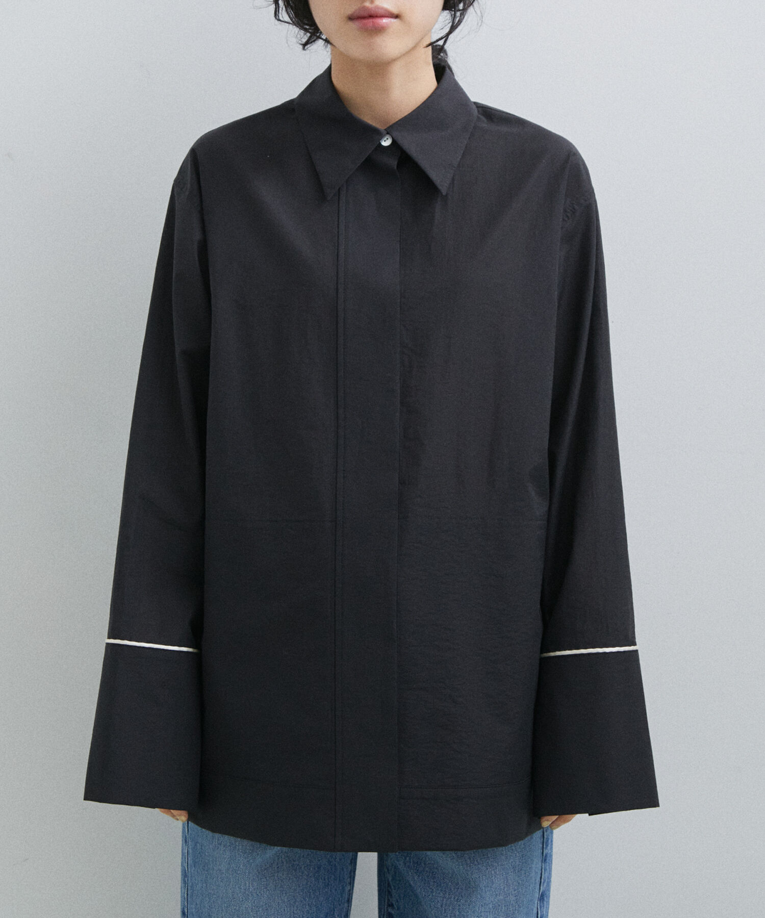 ADAM ET ROPE'「BOXシルエットシャツ」|シャツ・ブラウス|