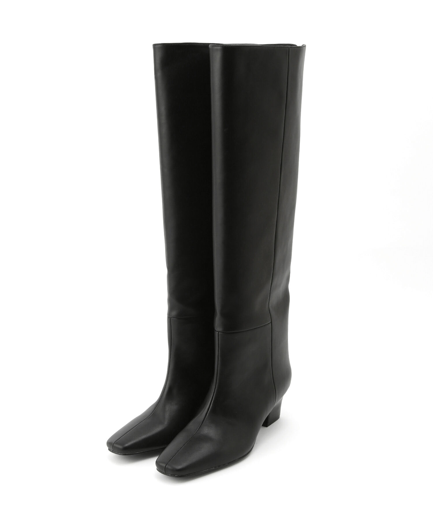 ADAM ET ROPE'「ナロースクエアトゥロングブーツ」|その他|