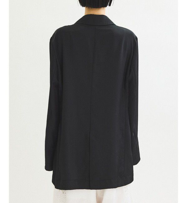 ADAM ET ROPE'「【サステナブル】ガウンジャケット」|テーラードジャケット|