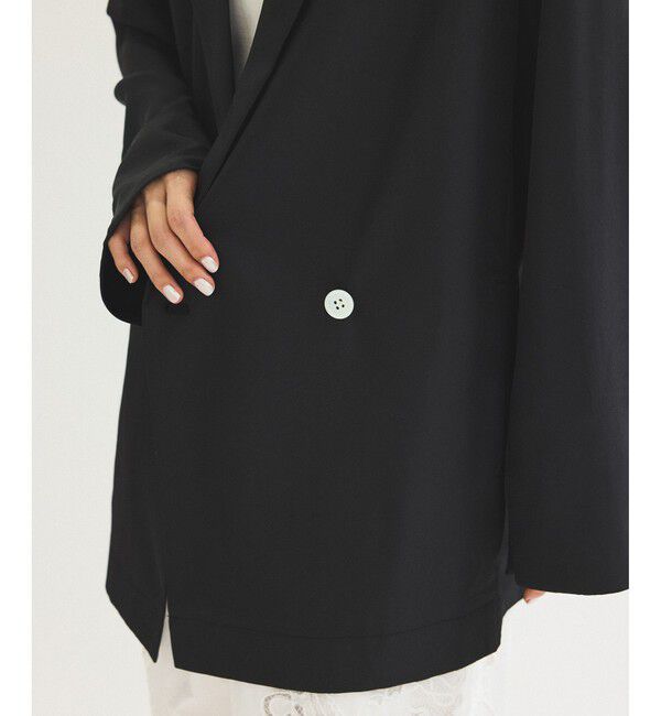 ADAM ET ROPE'「【サステナブル】ガウンジャケット」|テーラードジャケット|