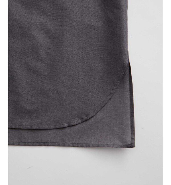 ADAM ET ROPE'「【ACT/アクト】超軽量 オーバーサイズ シアー バンドカラーシャツ / 速乾 / ストレッチ / イージーケア」|シャツ・ブラウス|