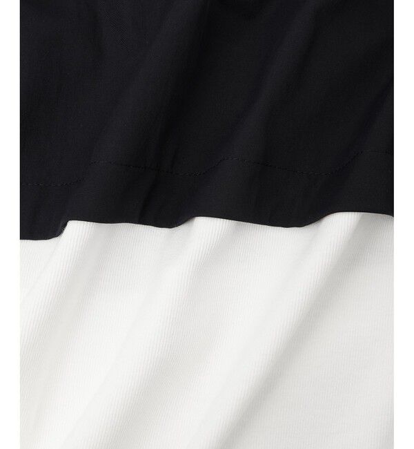 ADAM ET ROPE'「【サステナブル】撥水コンビワンピース」|ワンピース|