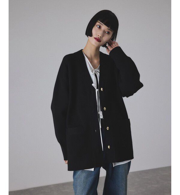 サステナブル】マルチWAYベルテッドミドルカーディガン（ADAM ET ROPE