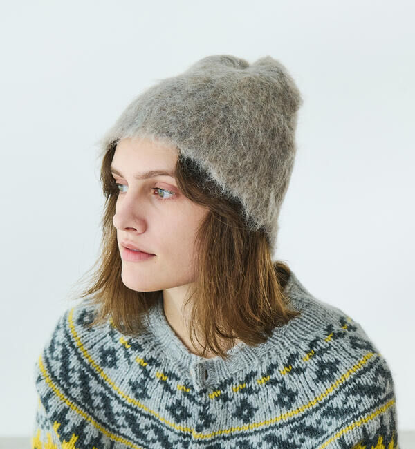 ORCIVAL「ORCIVAL | モヘア チューリップビーニー」|ニット帽|