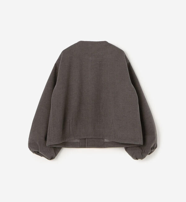 ORCIVAL「ORCIVAL | ブリティッシュツイード ノーカラーブルゾン WOMEN」|ノーカラージャケット|