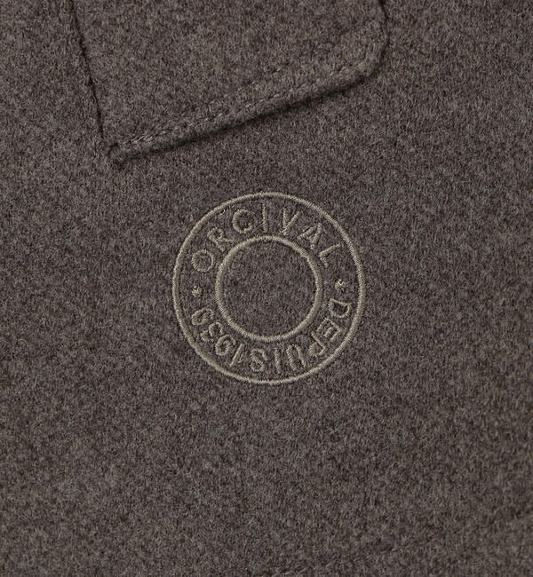 ORCIVAL「ORCIVAL | ブリティッシュツイード ノーカラーブルゾン WOMEN」|ノーカラージャケット|