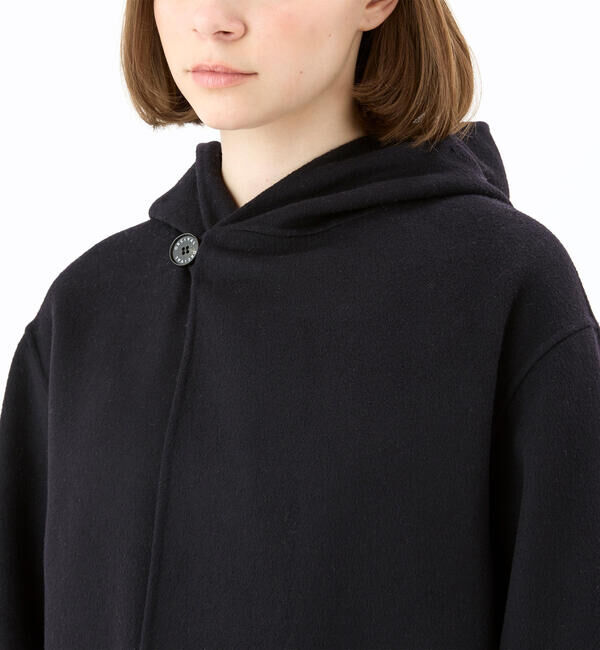 ORCIVAL「ORCIVAL | リバーウール フードコート WOMEN」|ダッフルコート|